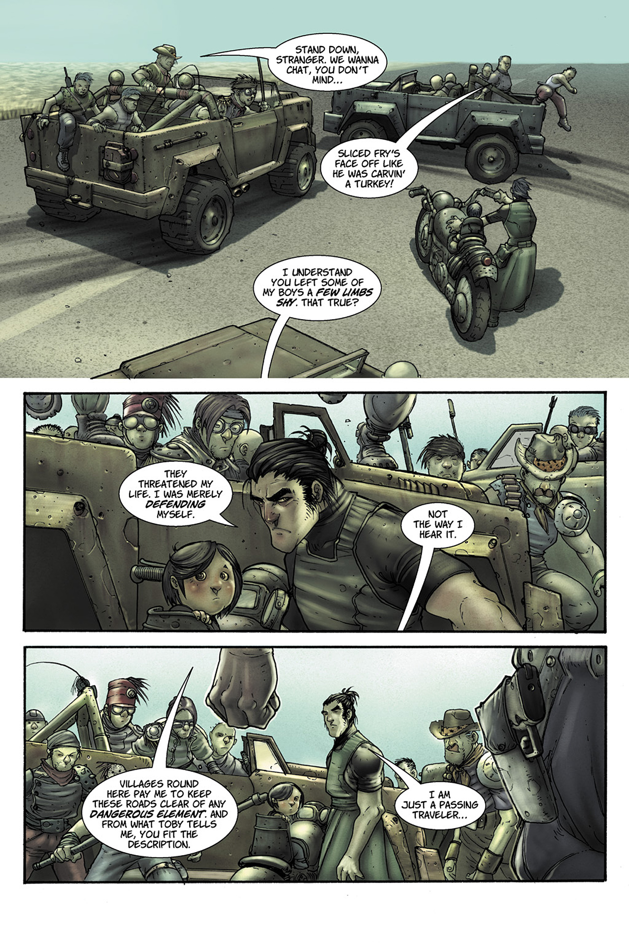 Read online Lone Wolf 2100 comic -  Issue # TPB 1 - 39