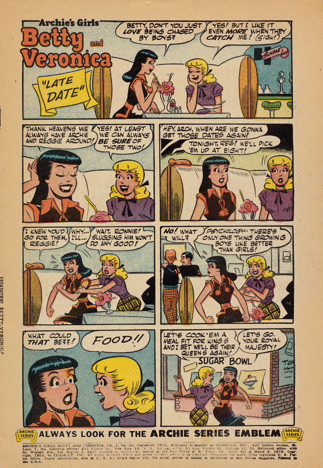 Read online Archie's Girls Betty and Veronica comic -  Issue #20 - 2