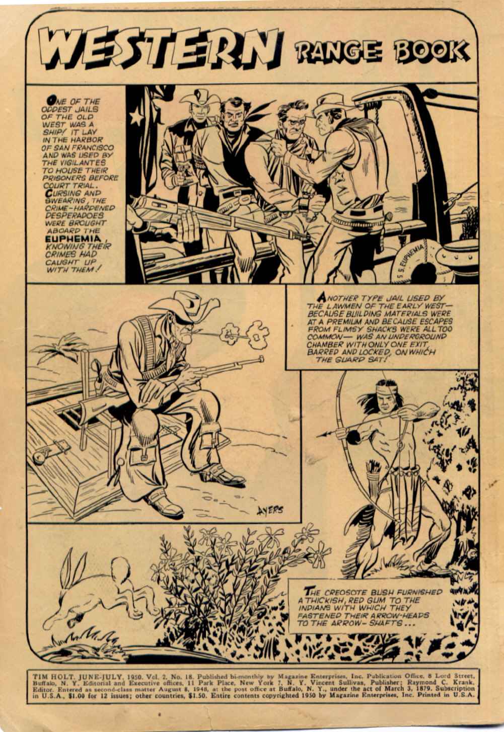 Read online Tim Holt comic -  Issue #18 - 2