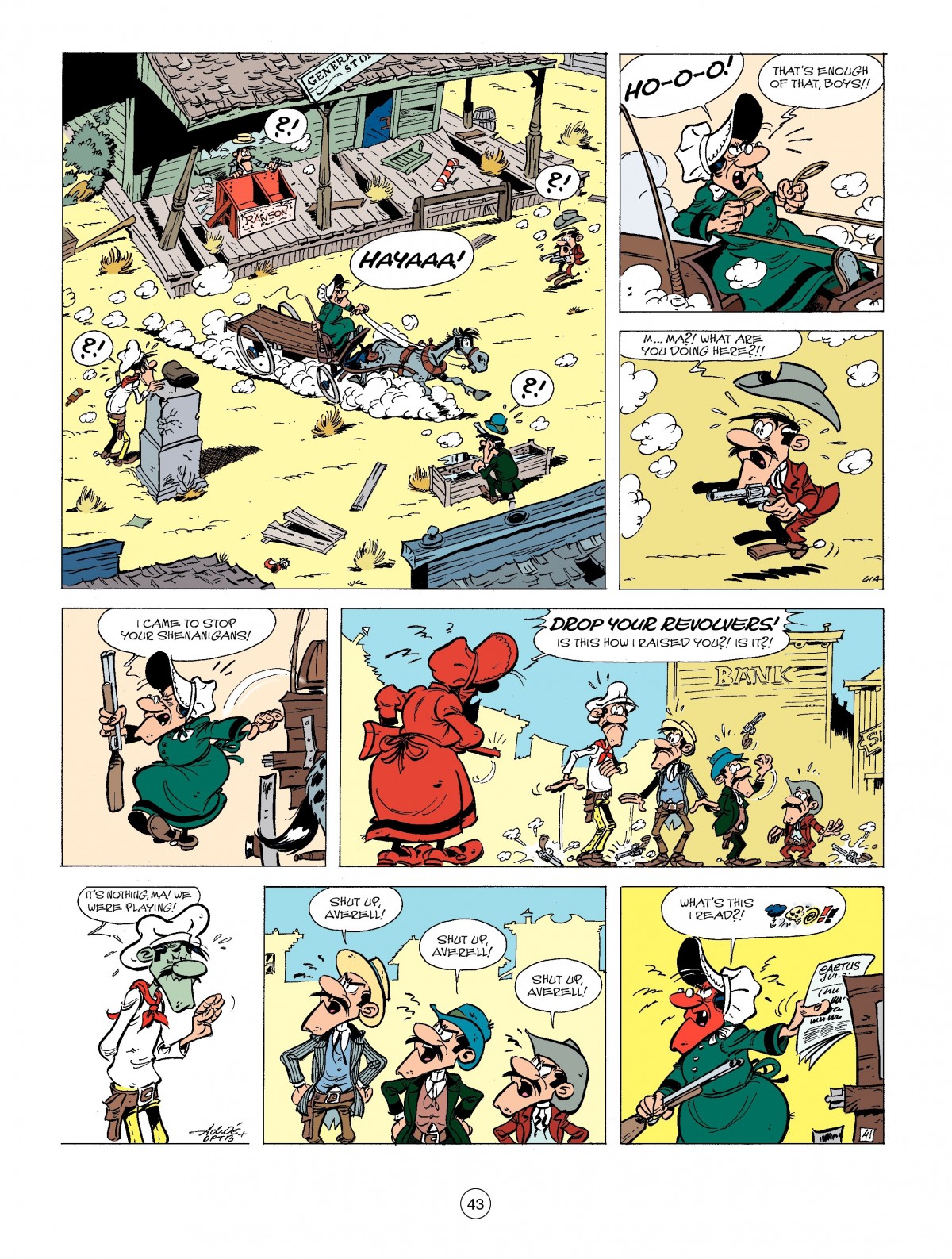 Read online A Lucky Luke Adventure comic -  Issue #42 - 43