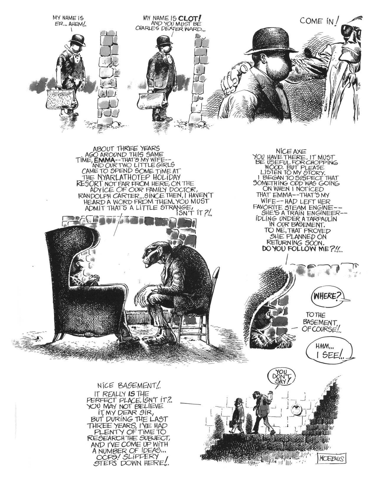 Read online Epic Graphic Novel: Moebius comic -  Issue # TPB 0.5 - 10