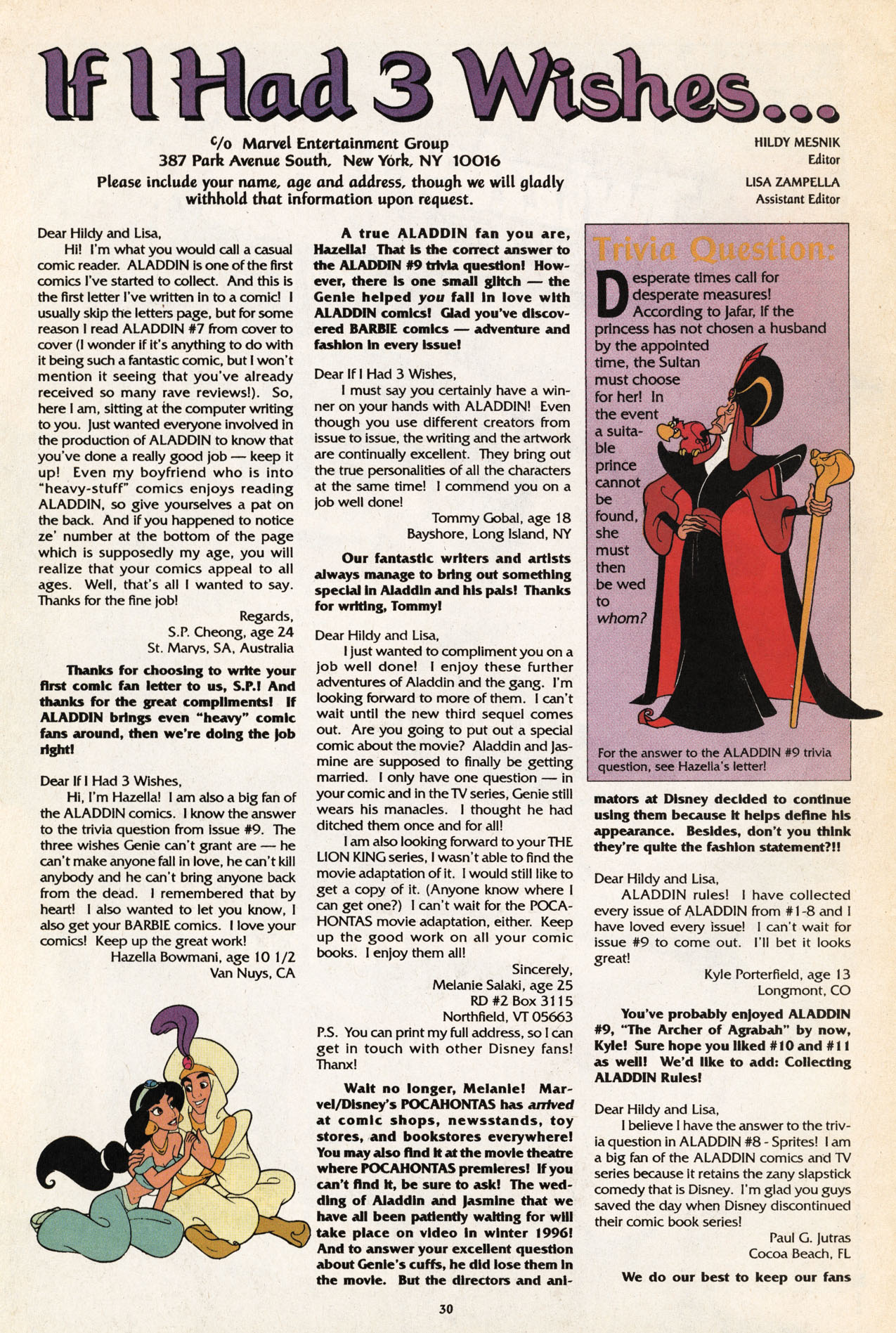 Read online Disney's Aladdin comic -  Issue #11 - 30
