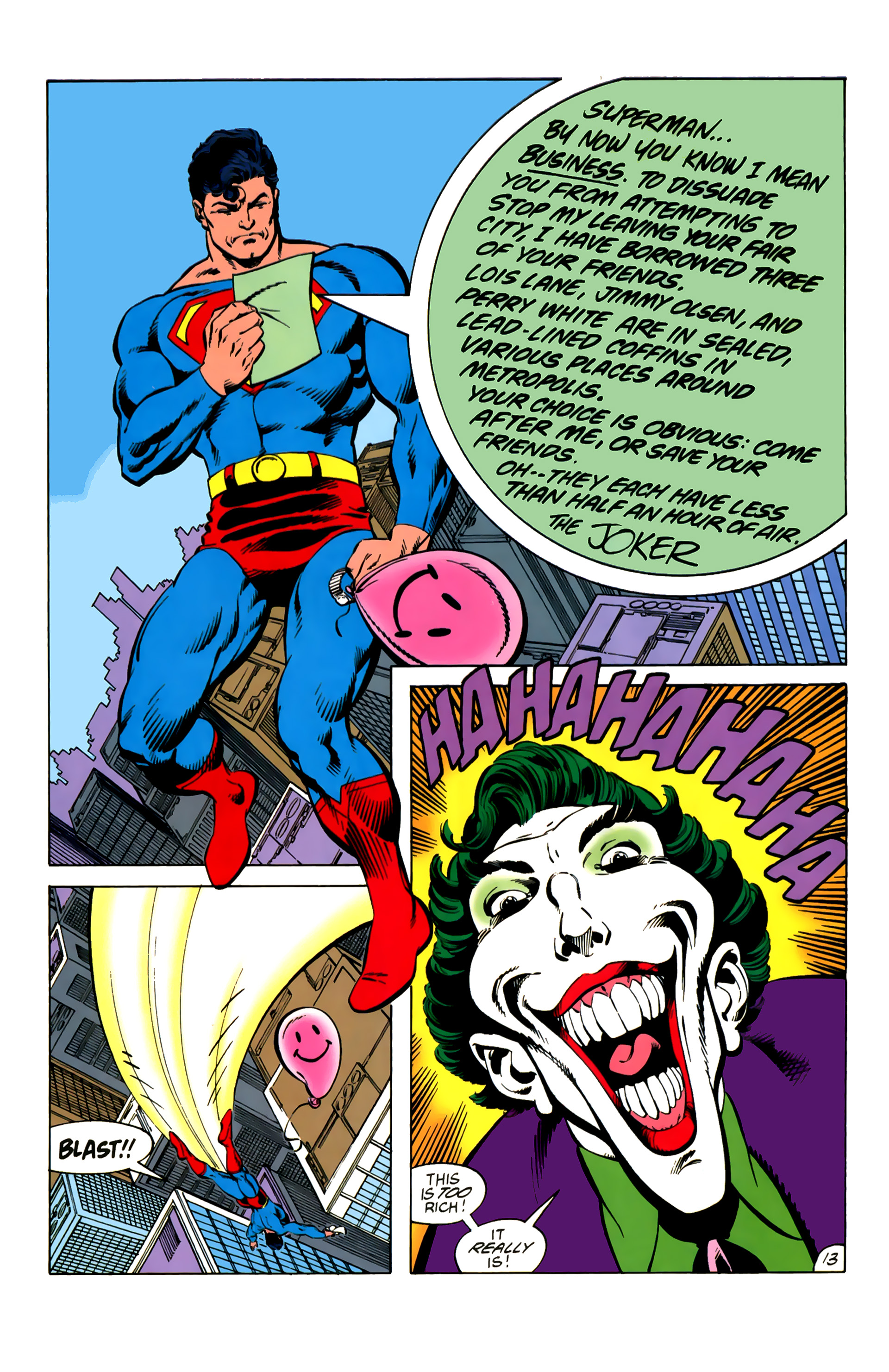 Read online Superman (1987) comic -  Issue #9 - 14