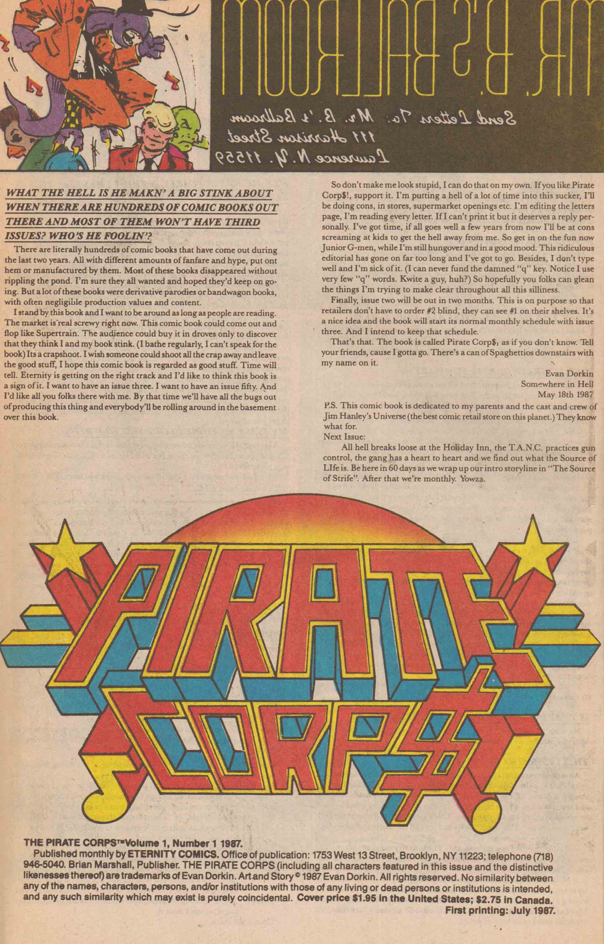 Read online Pirate Corp$! (1987) comic -  Issue #1 - 28