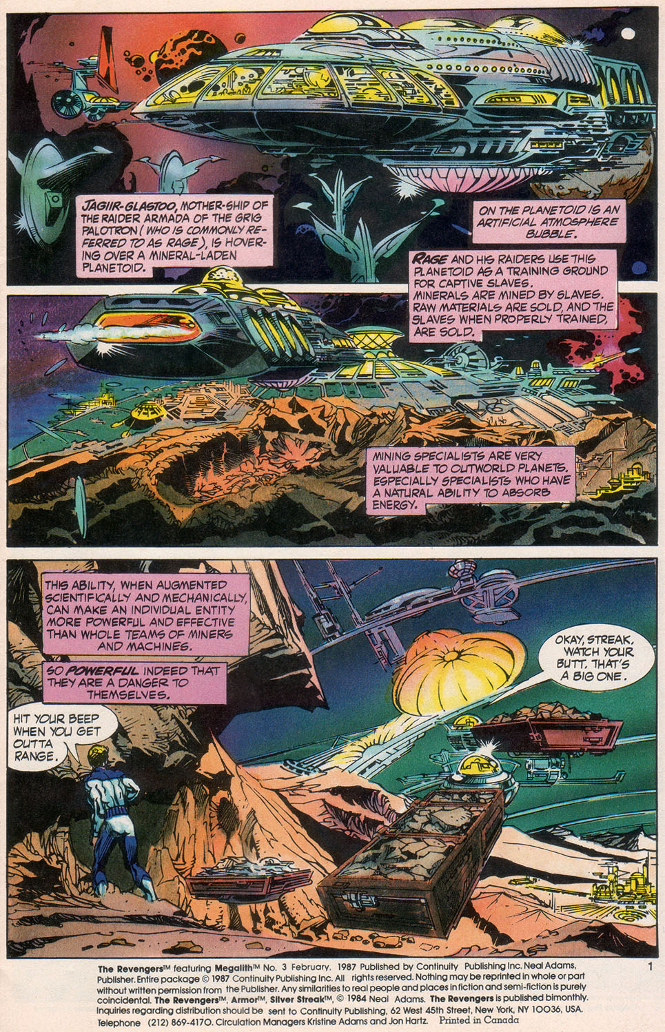 Read online The Revengers featuring Armor and Silver Streak comic -  Issue #3 - 3