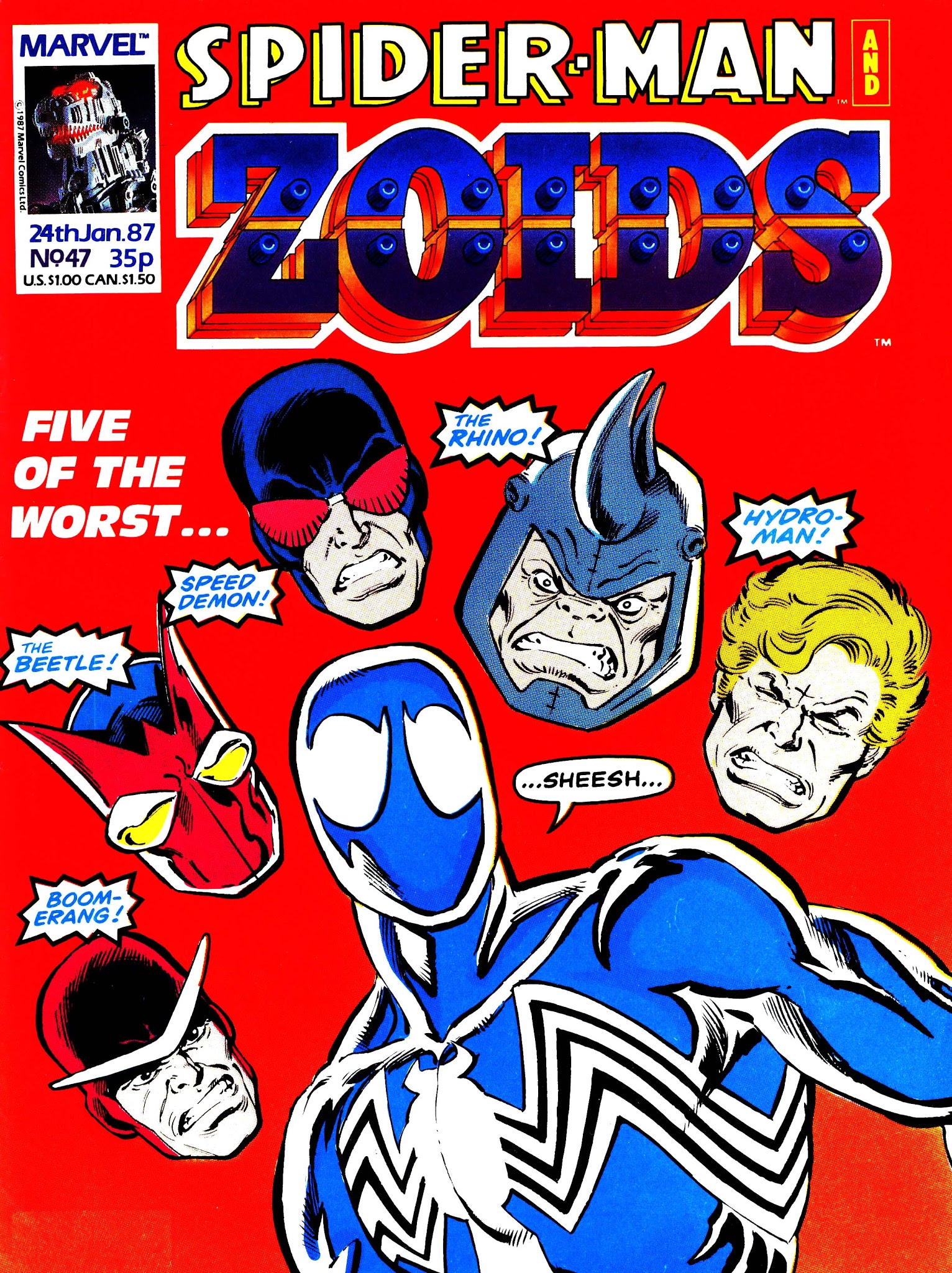 Read online Spider-Man and Zoids comic -  Issue #47 - 1