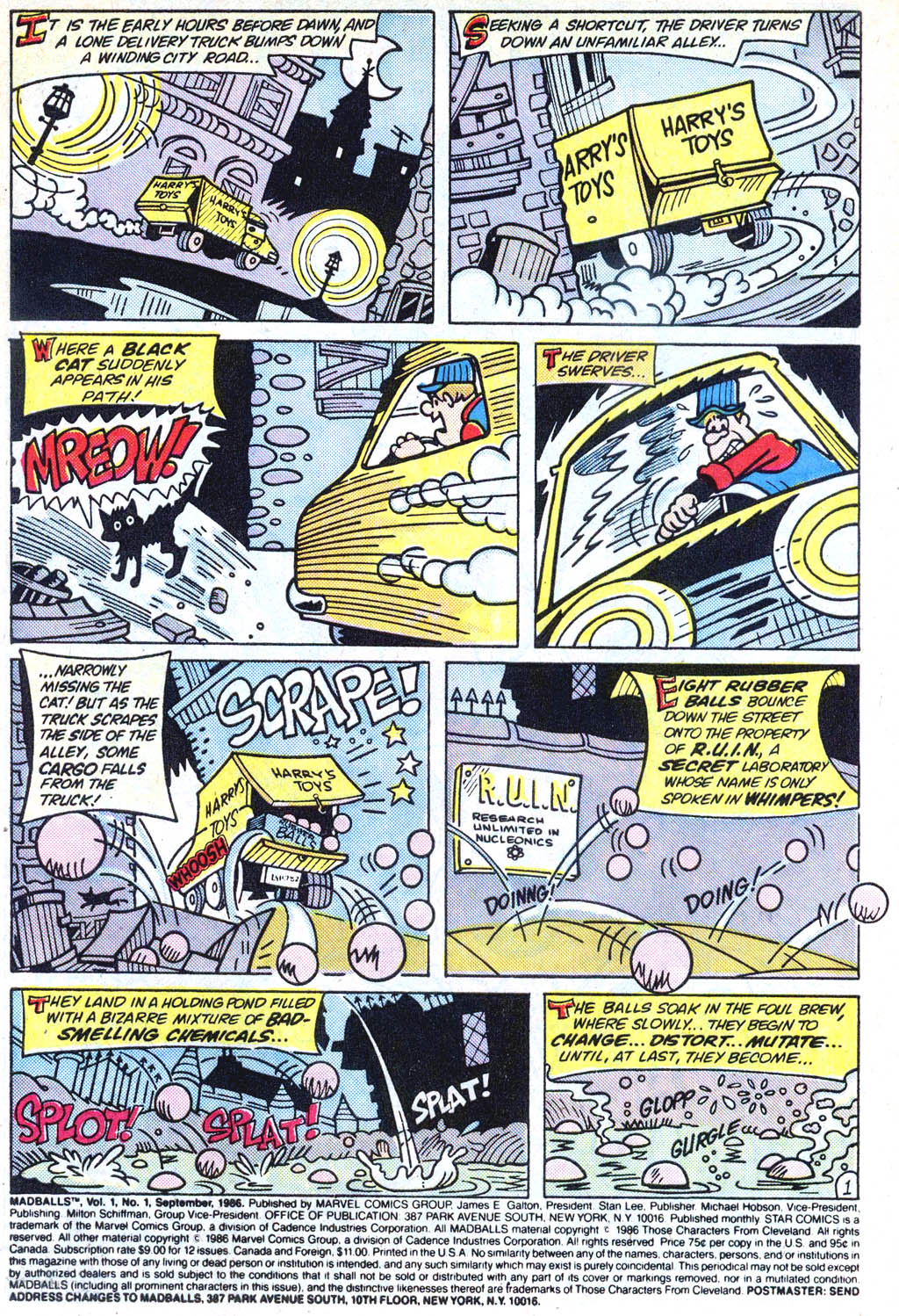 Read online Madballs comic -  Issue #1 - 2