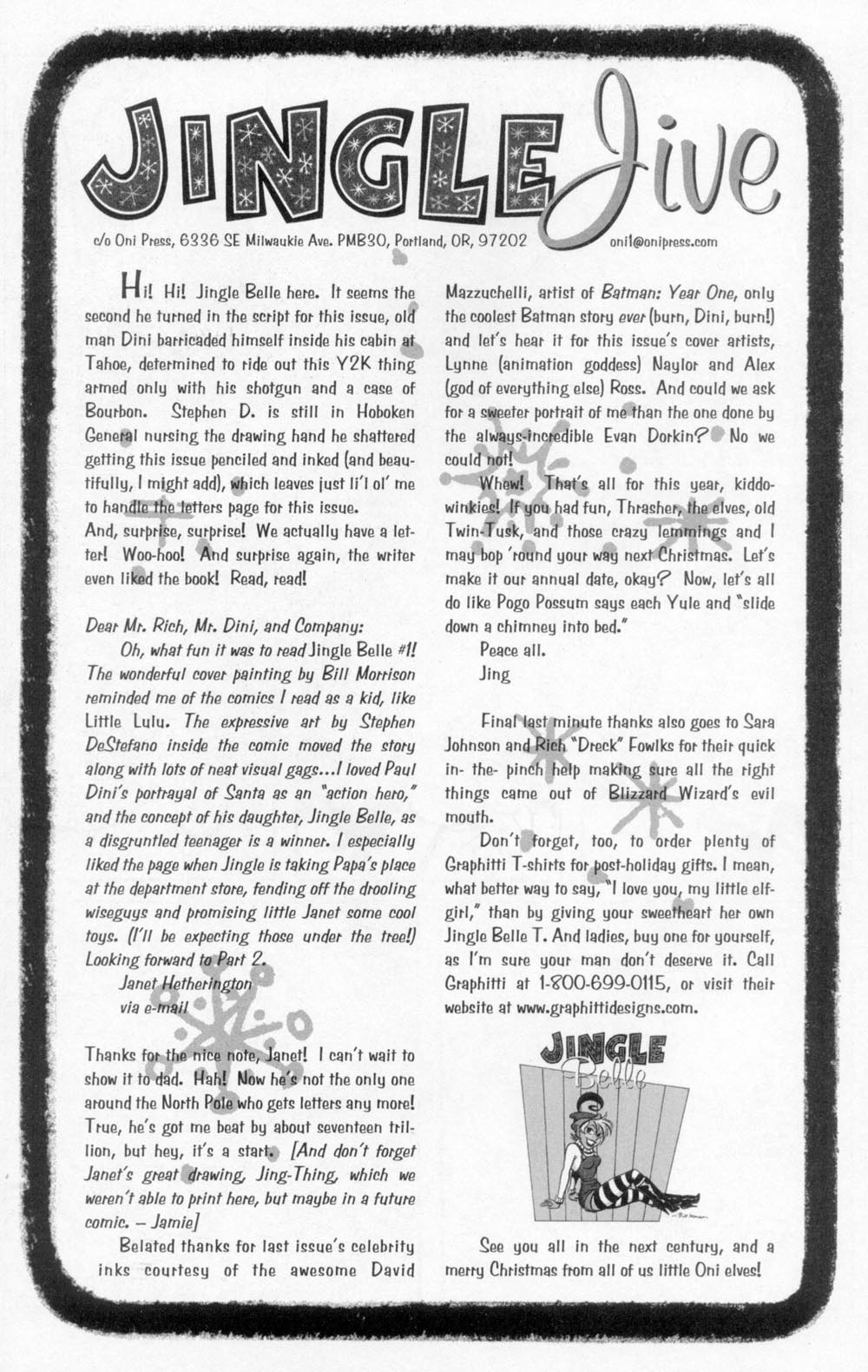 Read online Jingle Belle (1999) comic -  Issue #2 - 29