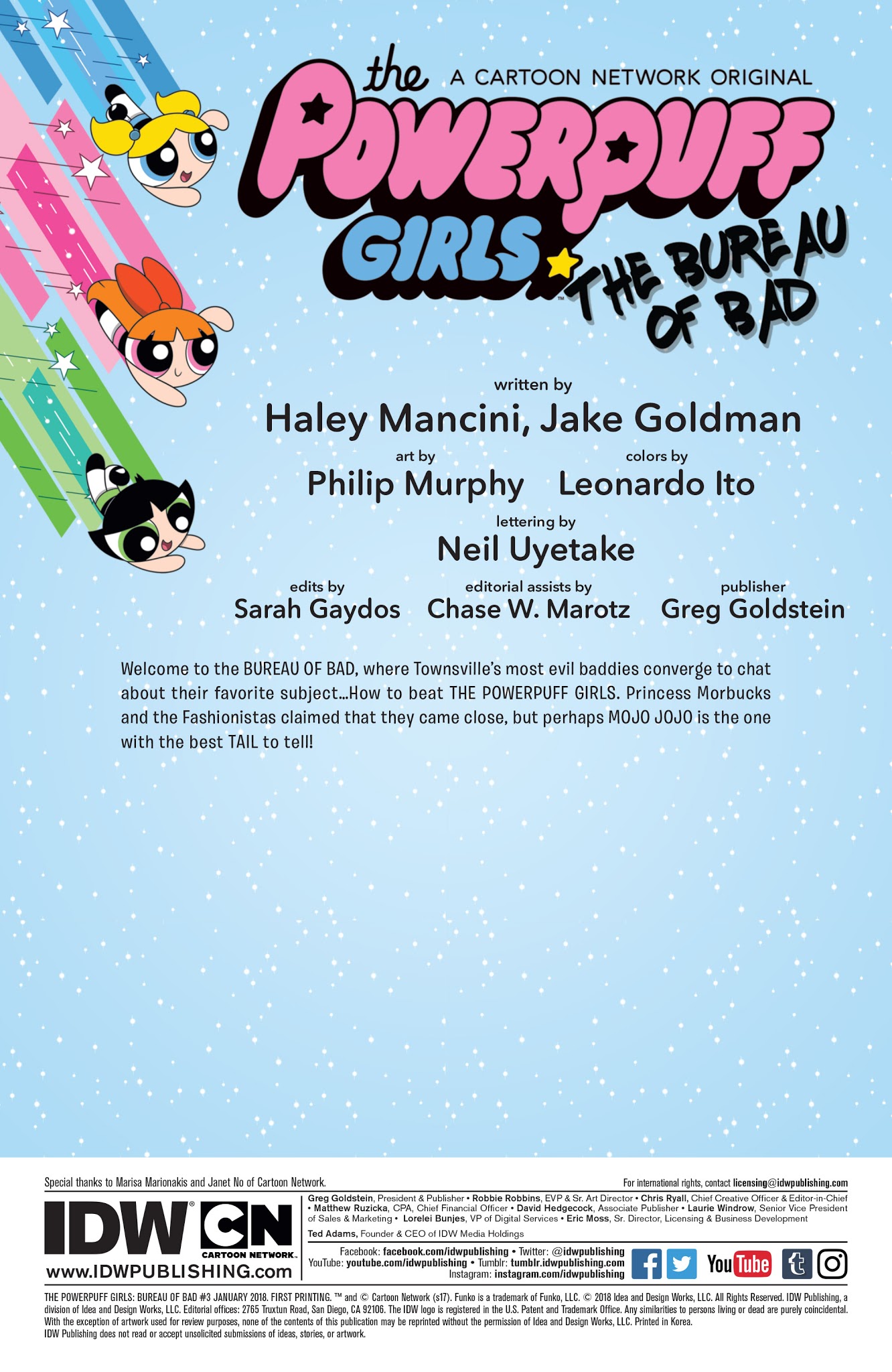 Read online The Powerpuff Girls: Bureau of Bad comic -  Issue #3 - 2