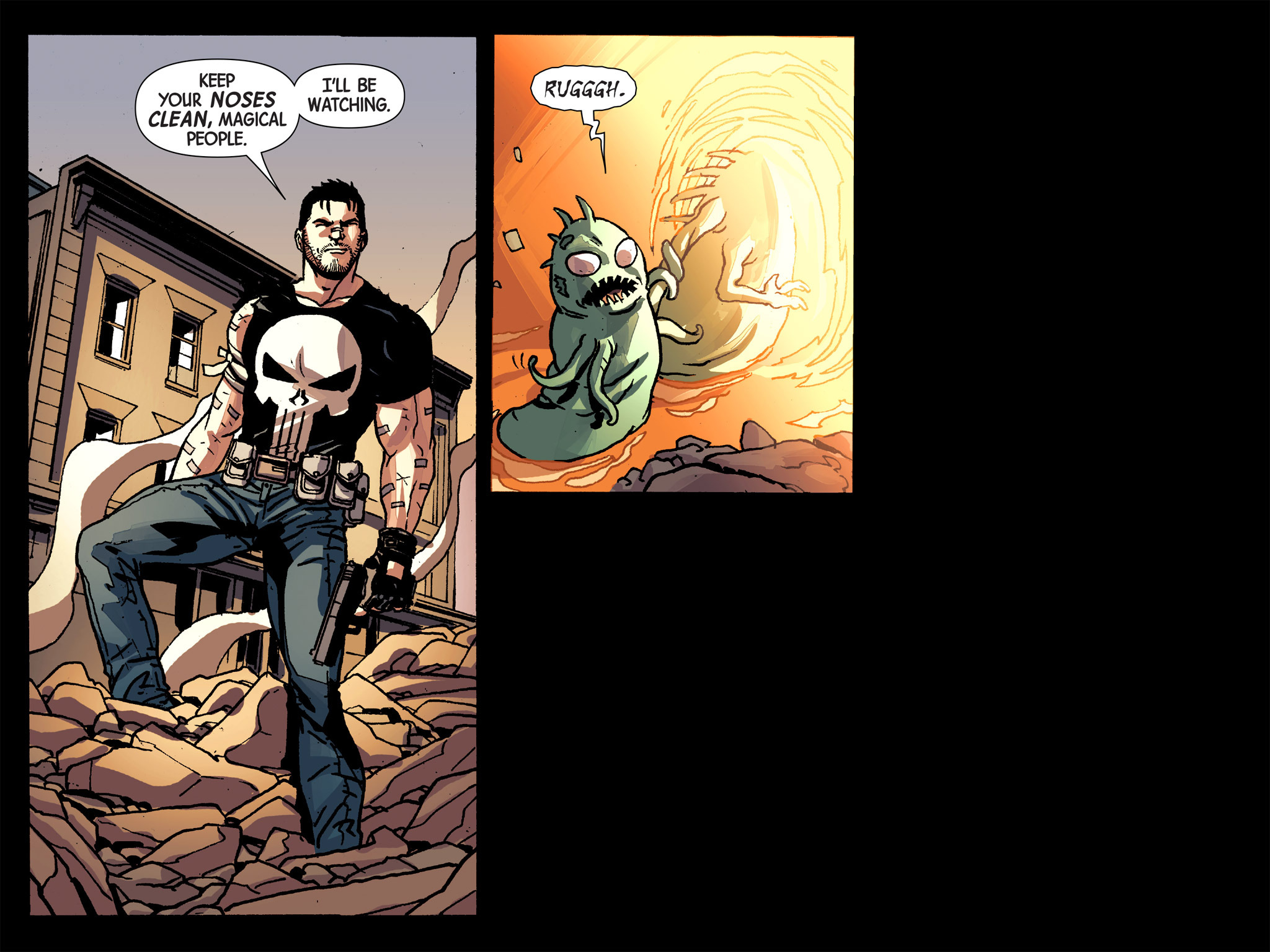 Read online Doctor Strange/Punisher: Magic Bullets Infinite Comic comic -  Issue #8 - 62