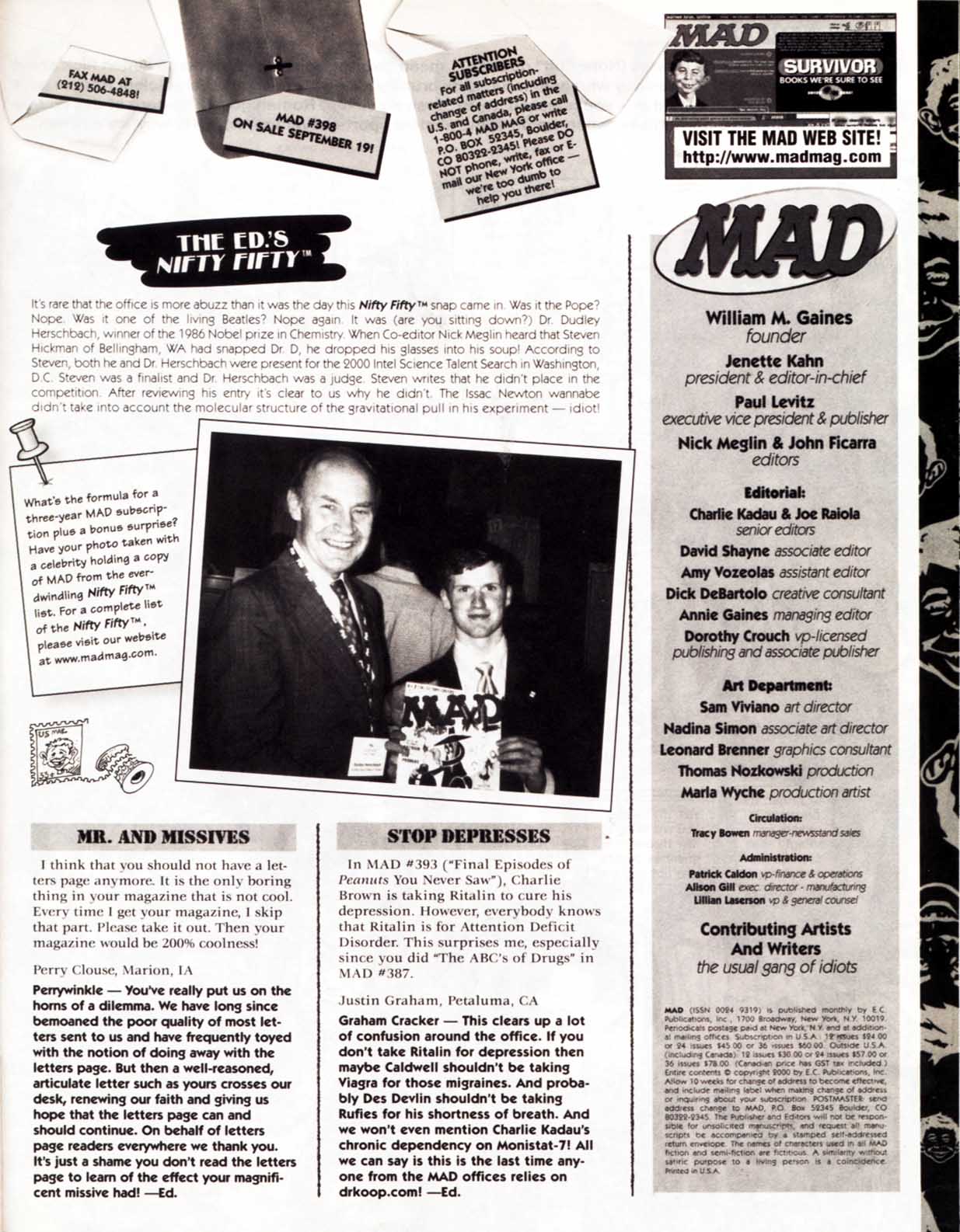 Read online MAD comic -  Issue #397 - 7