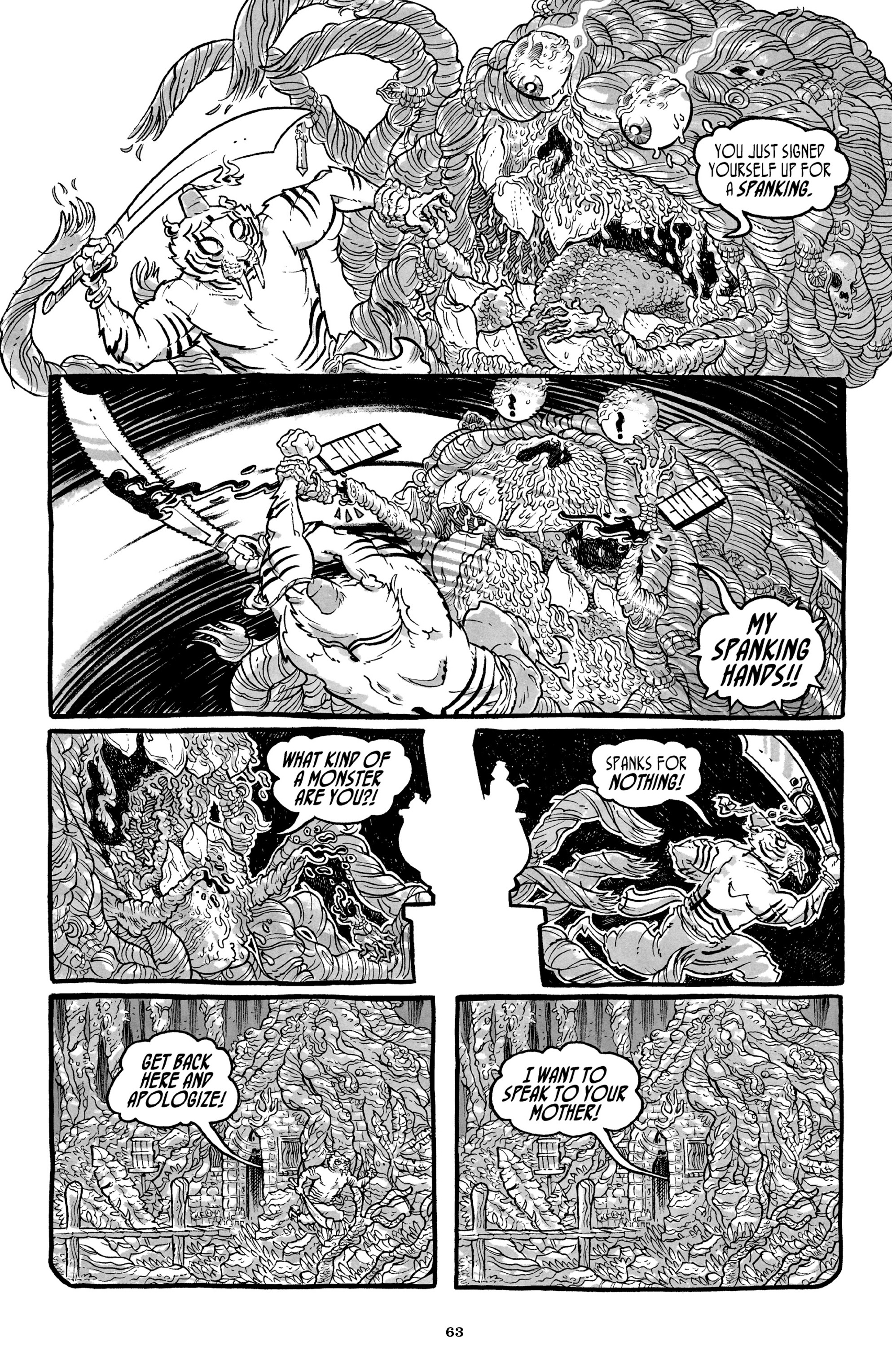 Read online Sabertooth Swordsman comic -  Issue # TPB - 64