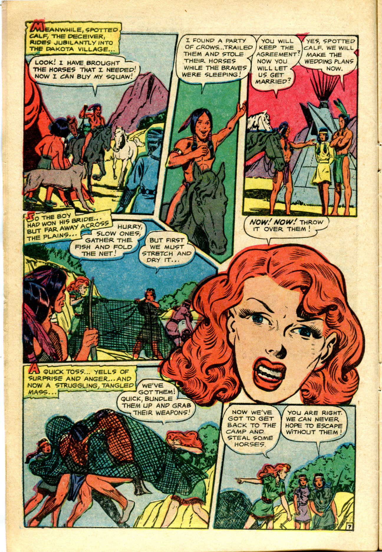 Read online Firehair (1951) comic -  Issue #10 - 10