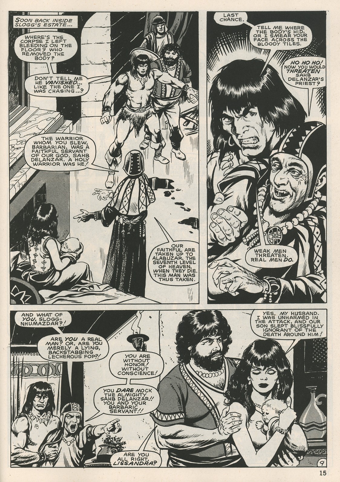 Read online The Savage Sword Of Conan comic -  Issue #125 - 15