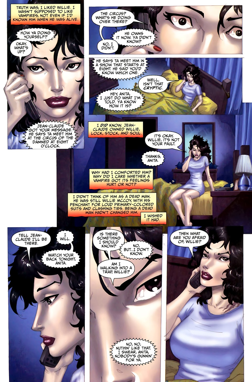 Anita Blake, Vampire Hunter: Circus of the Damned - The Charmer issue 2 - Page 5