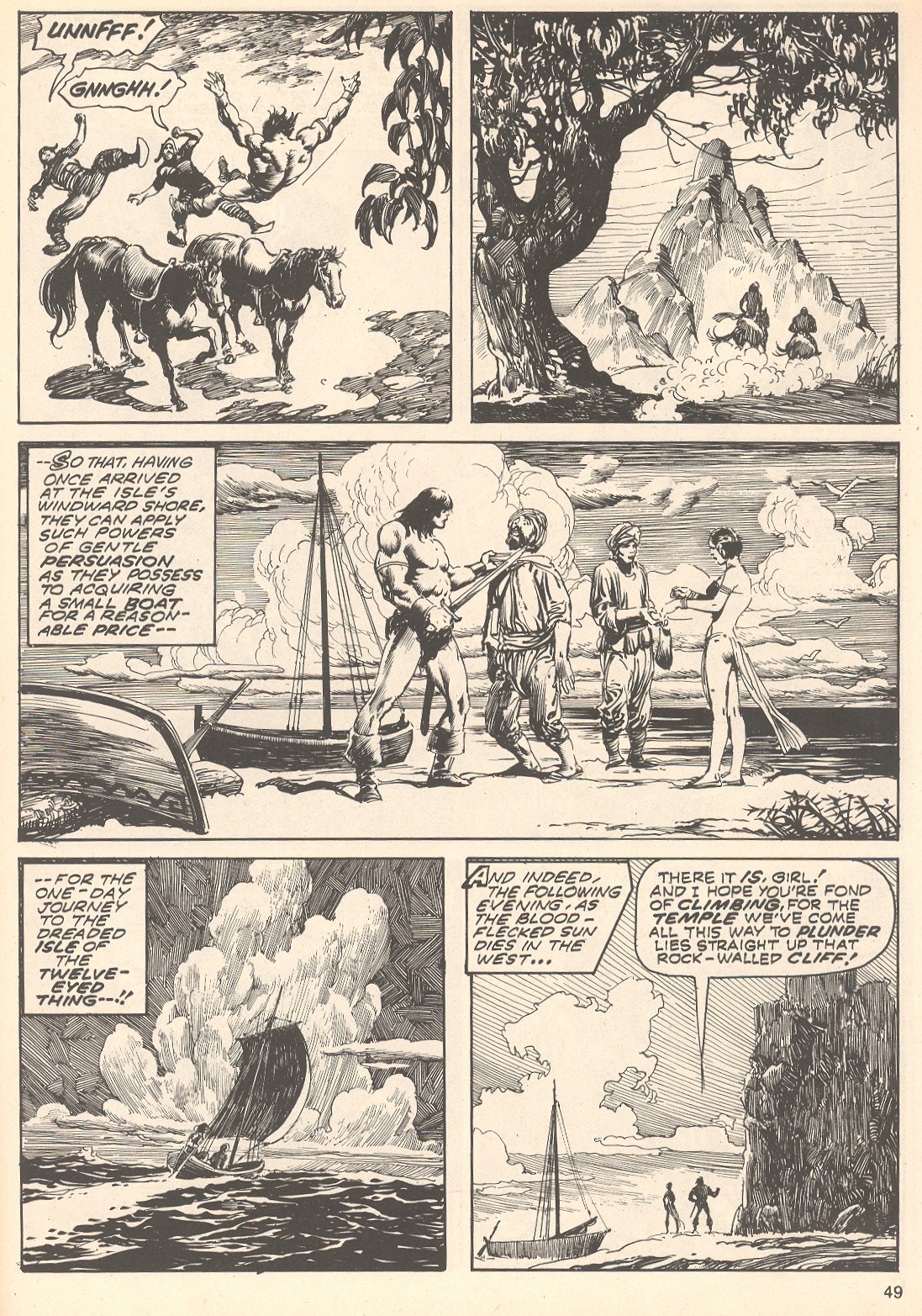 Read online The Savage Sword Of Conan comic -  Issue #75 - 49