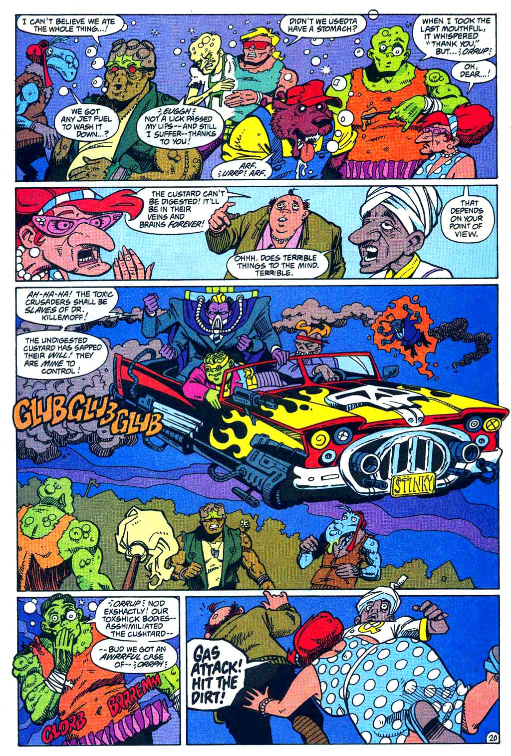 Read online Toxic Crusaders comic -  Issue #3 - 20