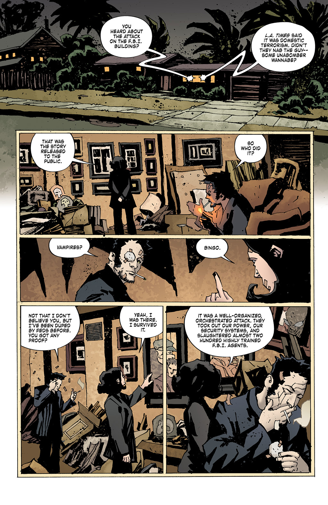 Read online Criminal Macabre: Final Night - The 30 Days of Night Crossover comic -  Issue #1 - 12