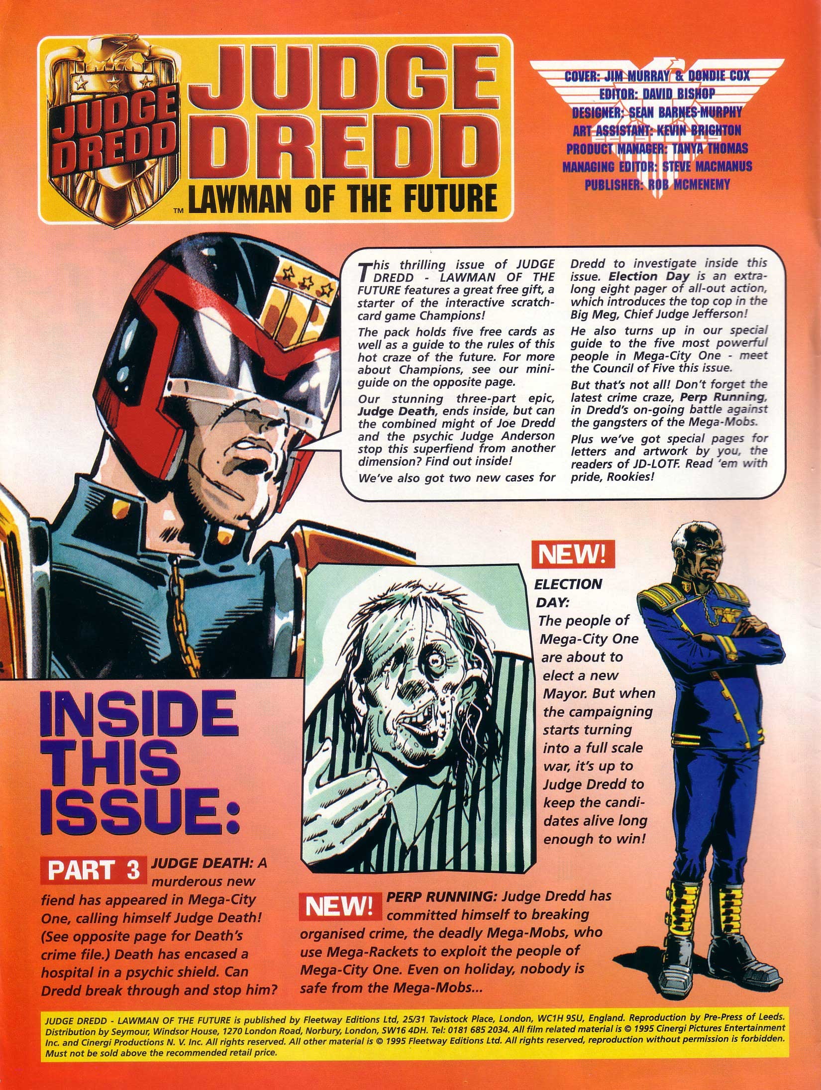 Read online Judge Dredd Lawman of the Future comic -  Issue #10 - 2