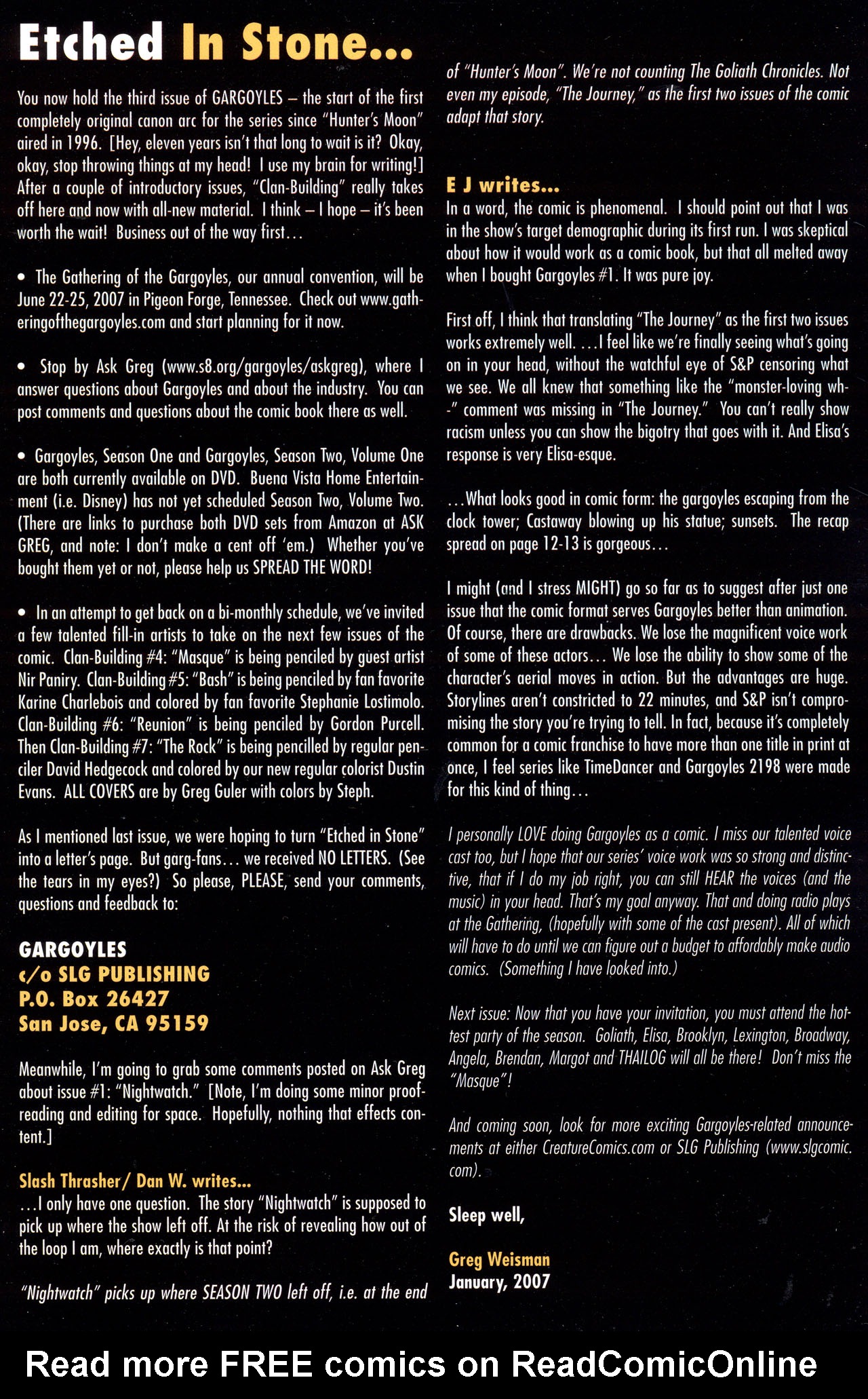 Read online Gargoyles (2006) comic -  Issue #3 - 27