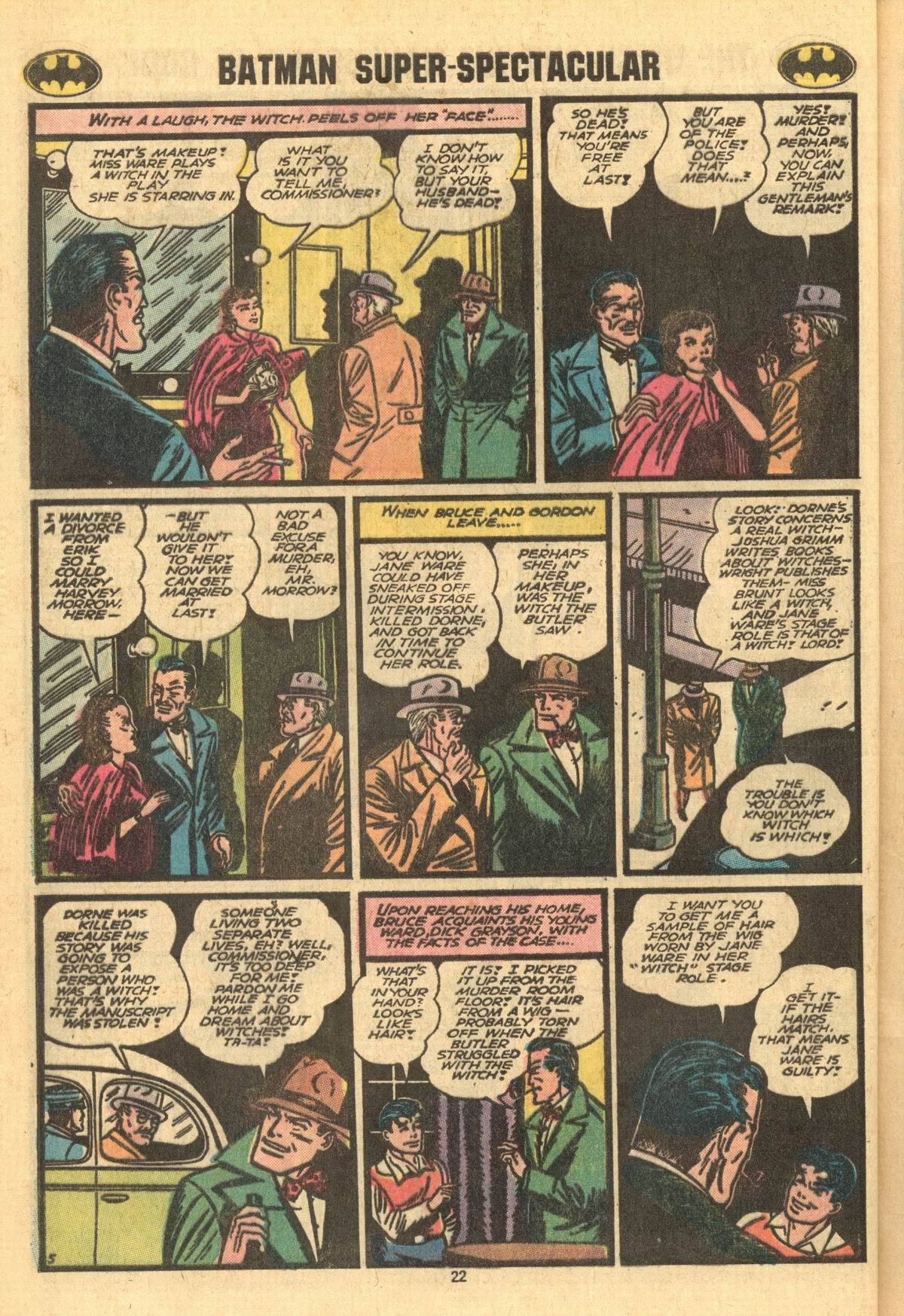 Read online Batman (1940) comic -  Issue #254 - 22
