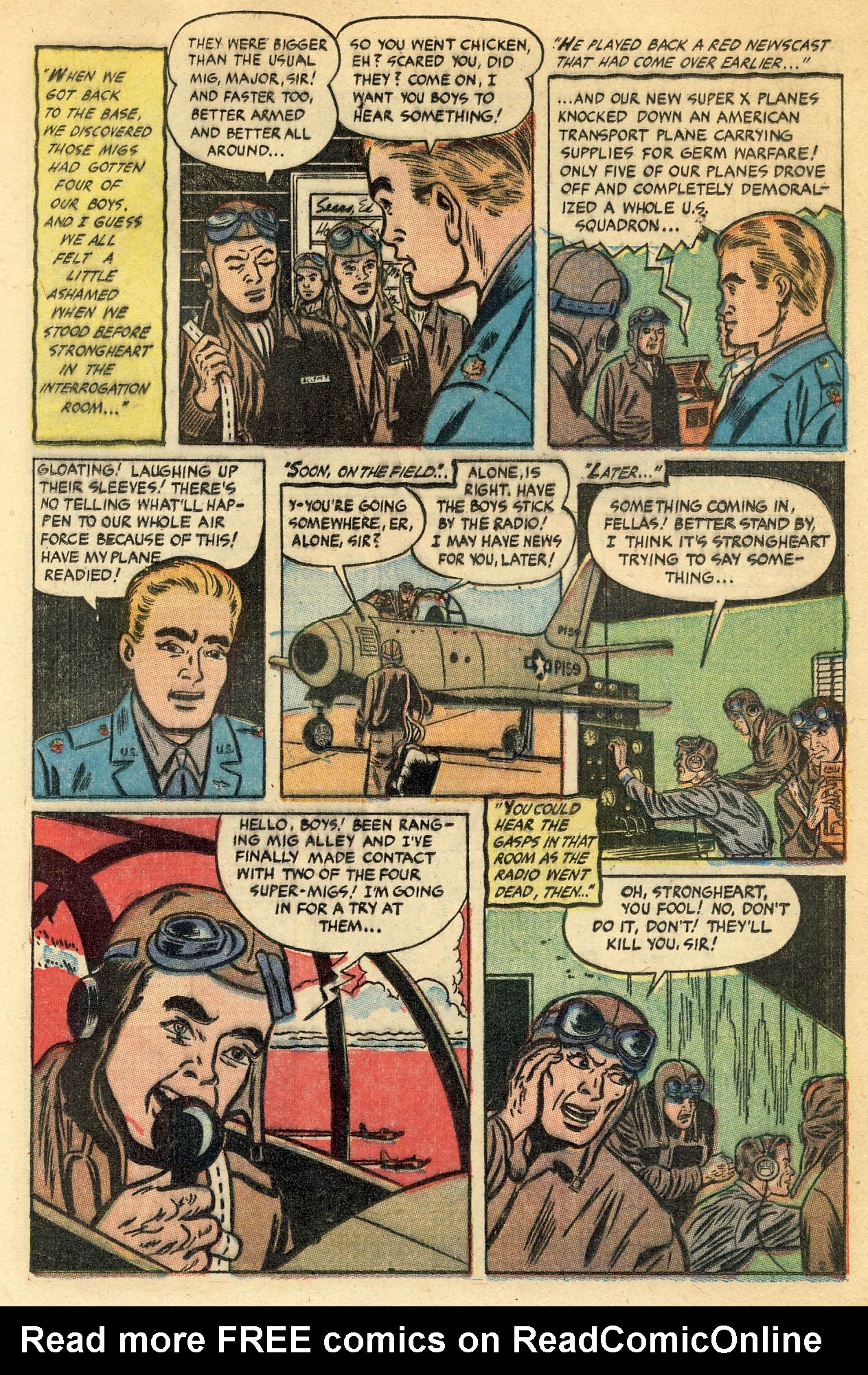 Read online War Birds (1952) comic -  Issue #2 - 21