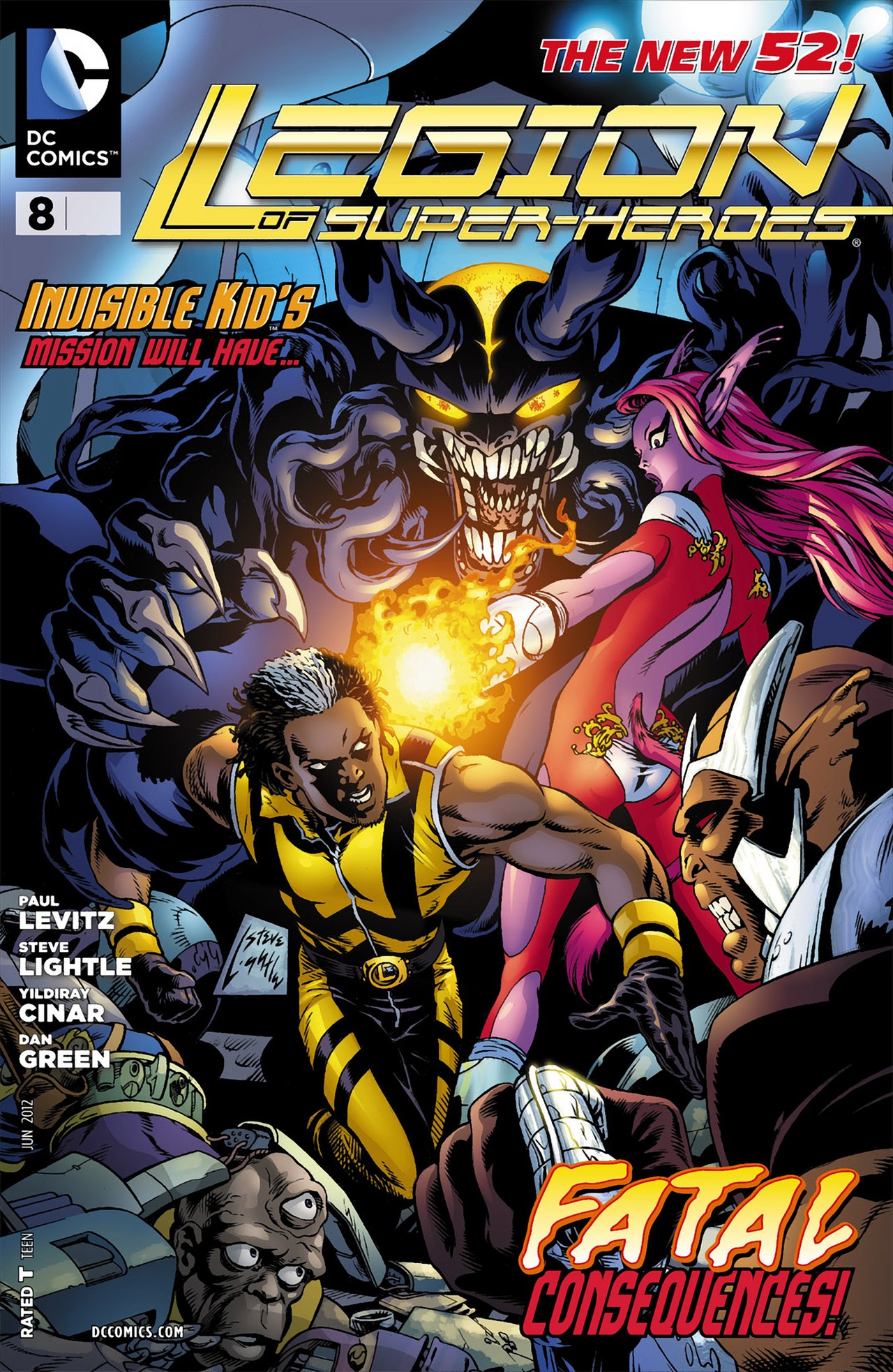 Read online Legion of Super-Heroes (2011) comic -  Issue #8 - 1