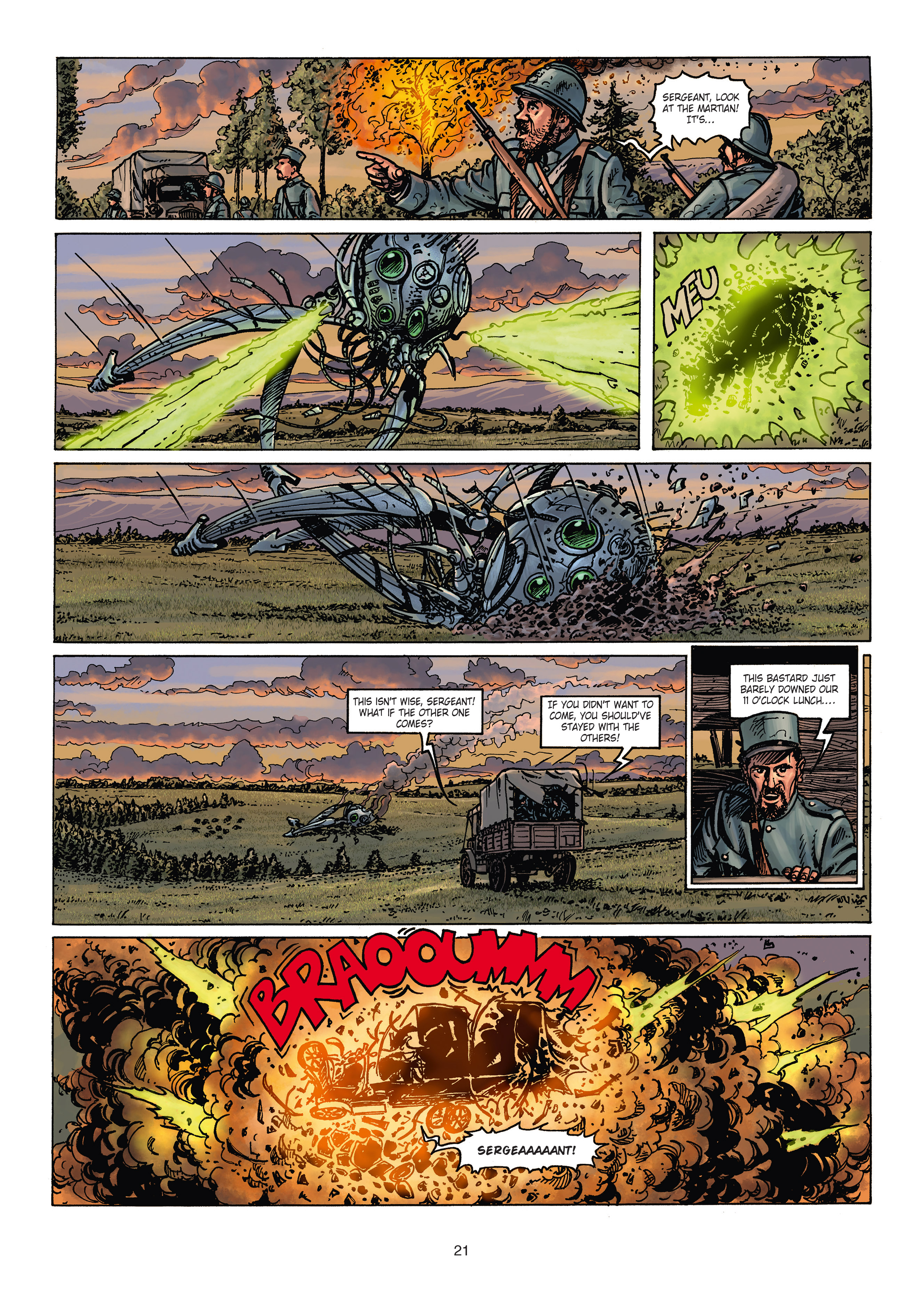 Read online War of the World War One Vol. 3: The Monsters from Mars comic -  Issue # Full - 21