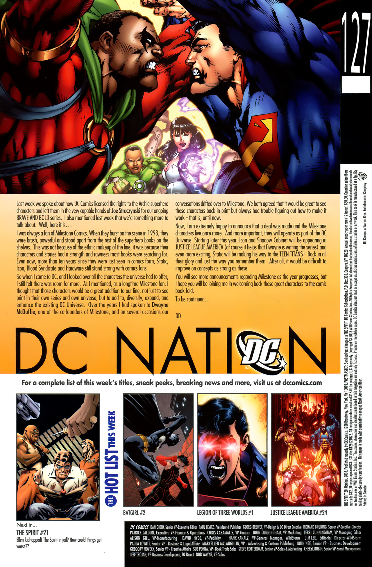 Read online The Spirit (2007) comic -  Issue #20 - 24