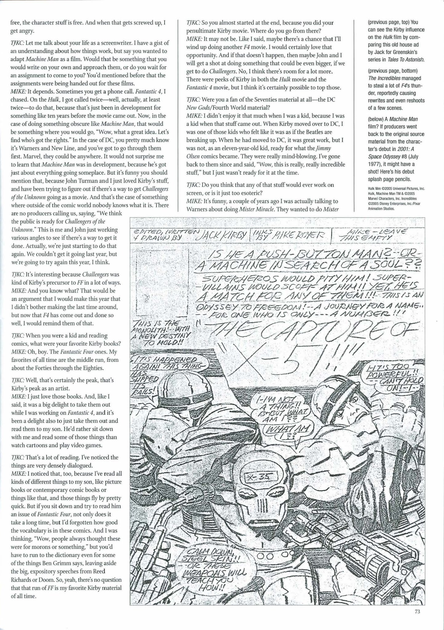 Read online The Jack Kirby Collector comic -  Issue #44 - 75