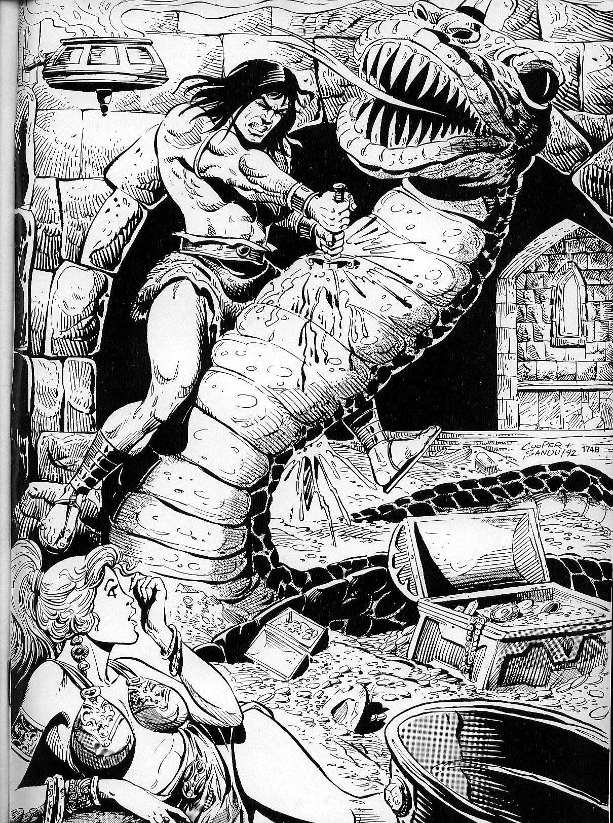 Read online The Savage Sword Of Conan comic -  Issue #204 - 67