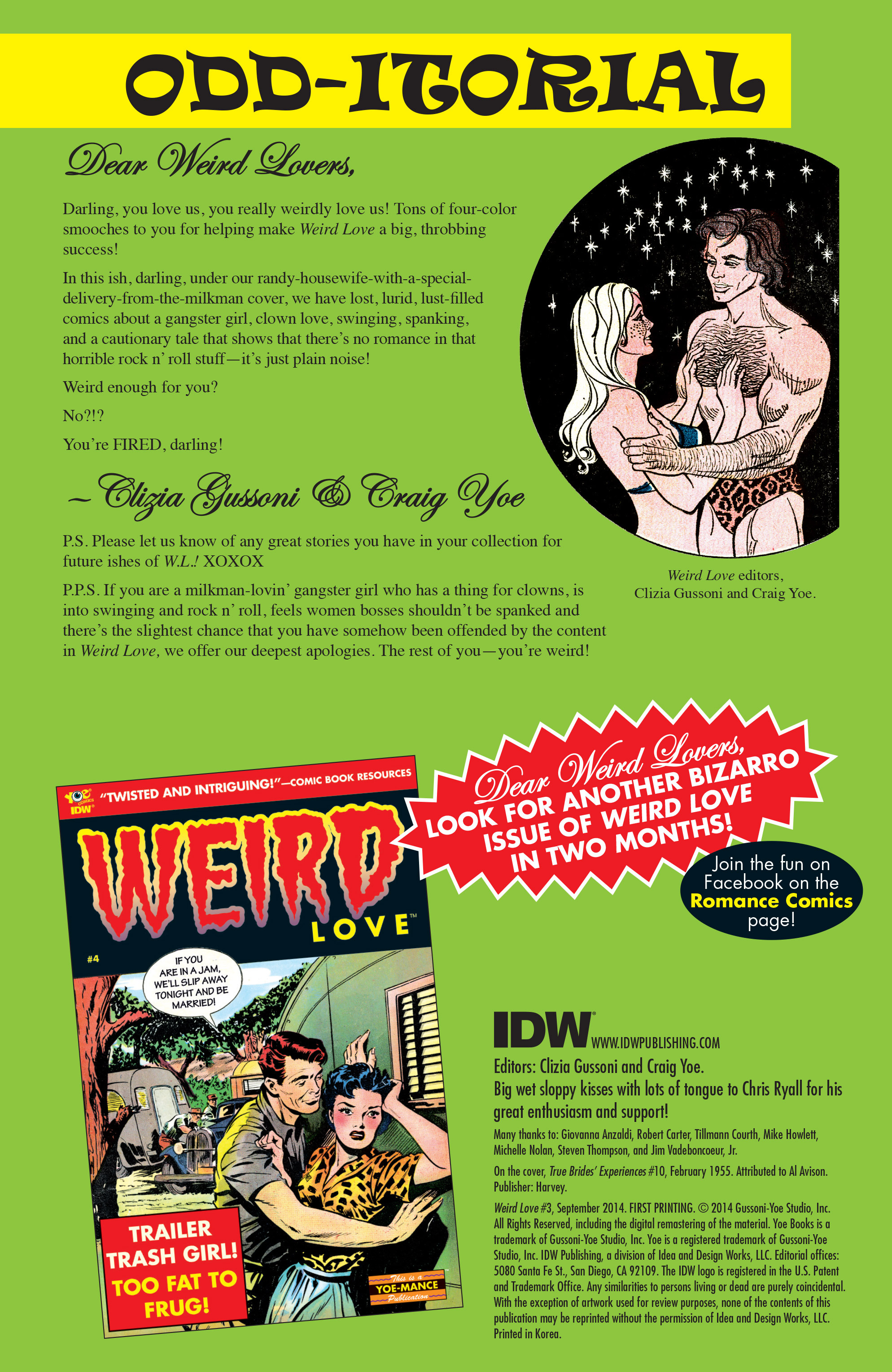 Read online Weird Love comic -  Issue #3 - 2
