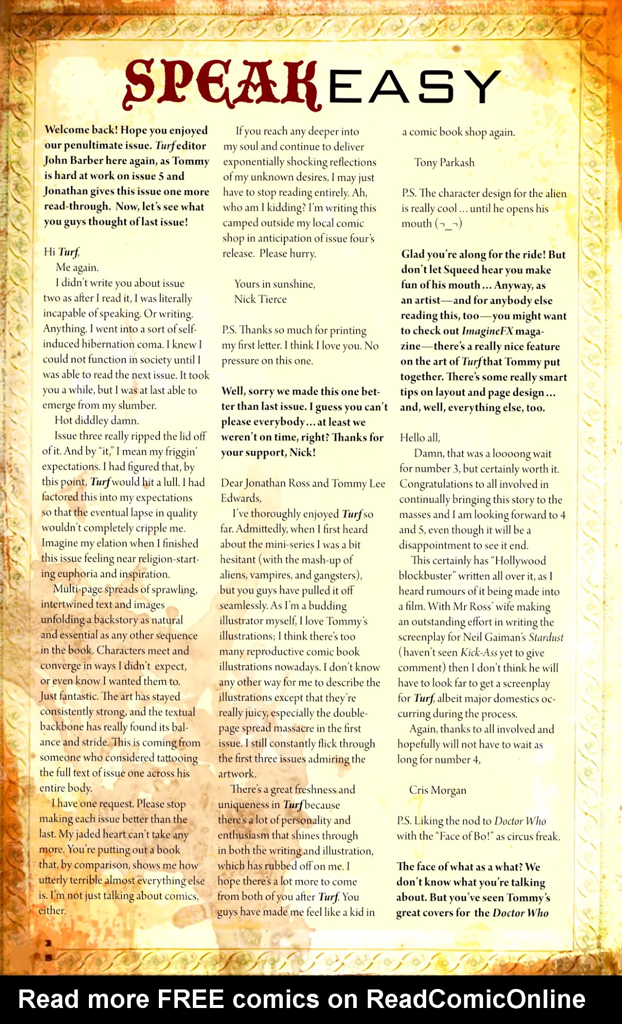 Read online Turf comic -  Issue #4 - 28
