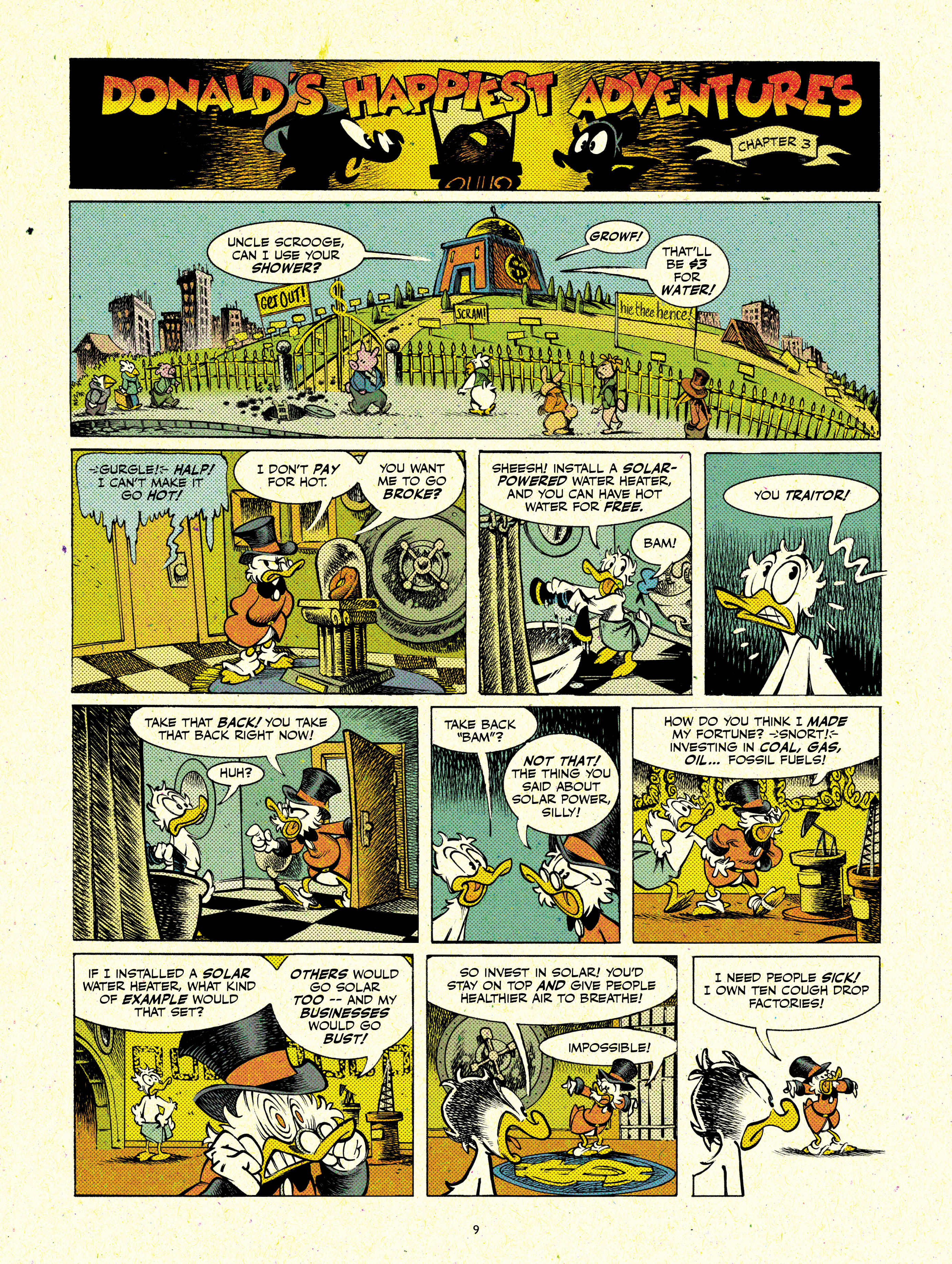 Read online Walt Disney's Donald Duck: Donald's Happiest Adventures comic -  Issue # Full - 9