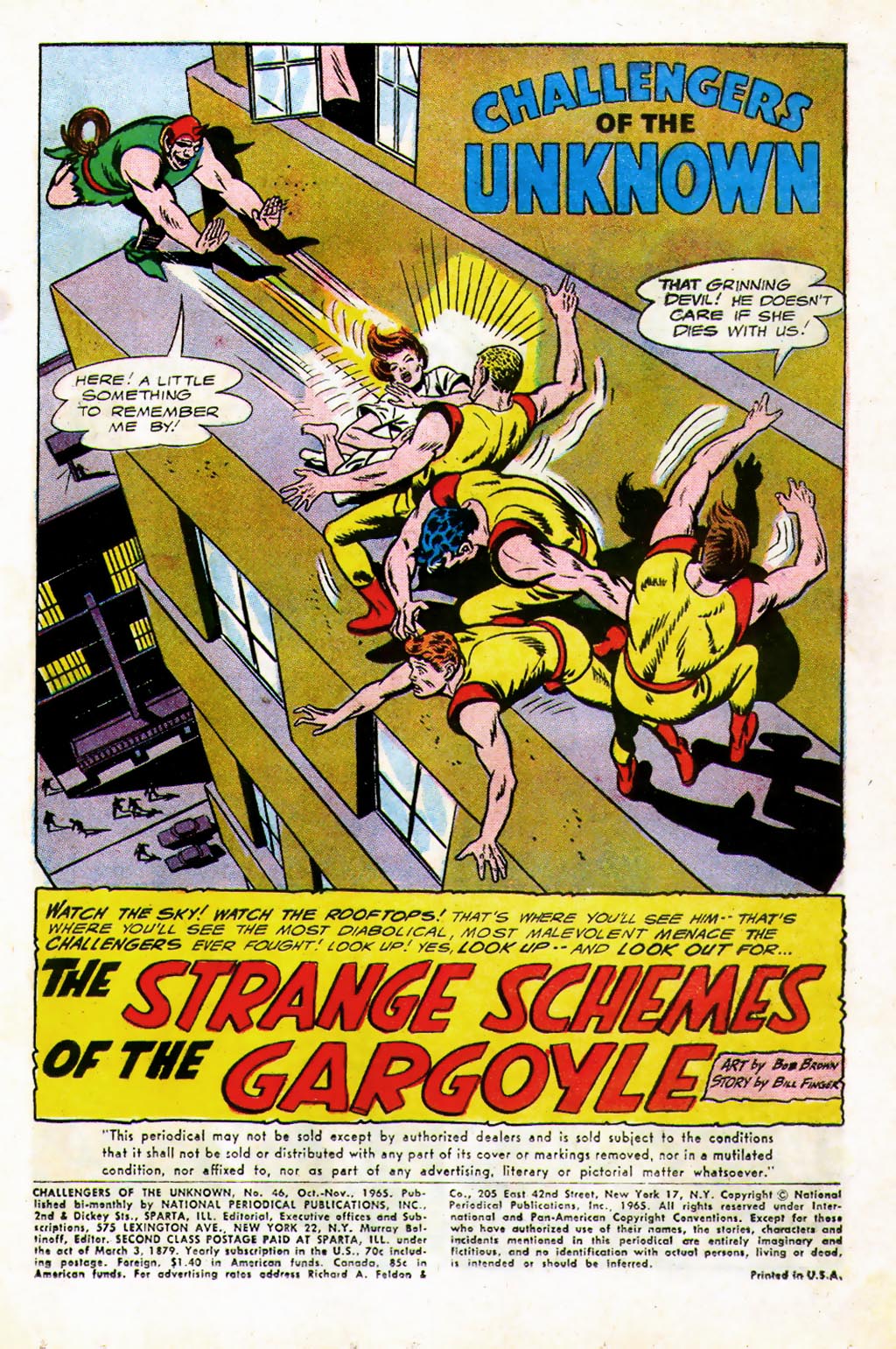 Read online Challengers of the Unknown (1958) comic -  Issue #46 - 3