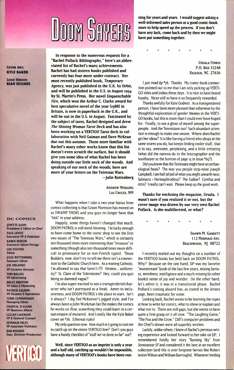 Read online Doom Patrol (1987) comic -  Issue #80 - 26