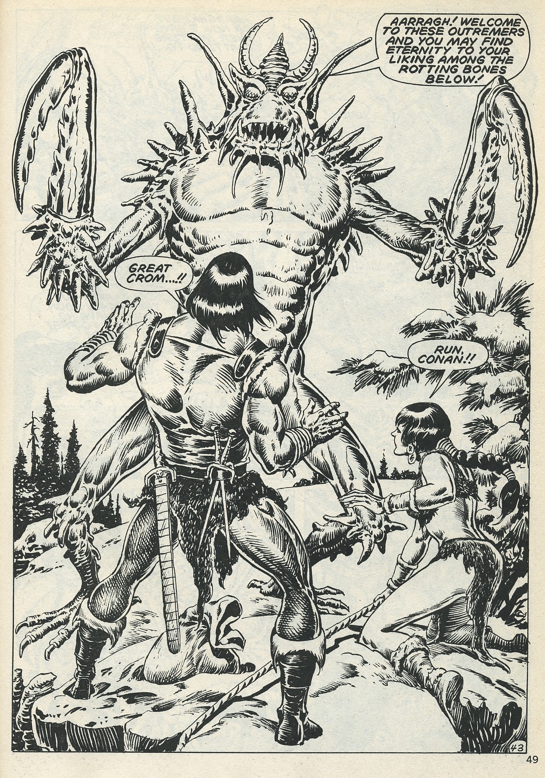 Read online The Savage Sword Of Conan comic -  Issue #132 - 49