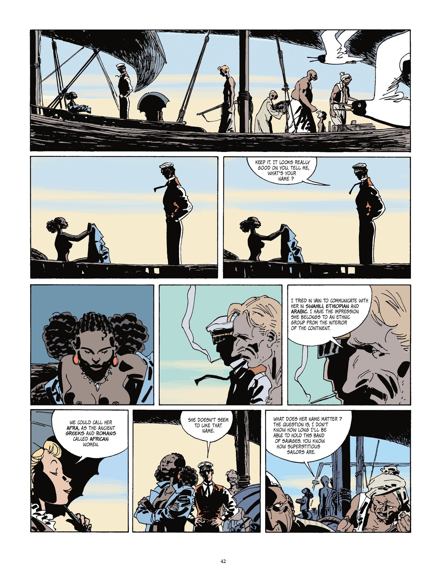 Read online Corto Maltese [GER] comic -  Issue #16 - 42
