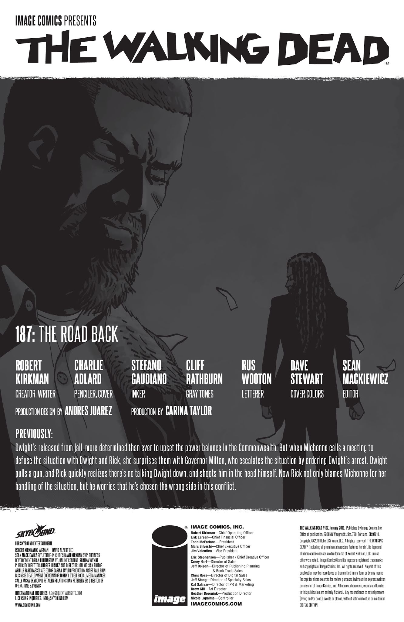 Read online The Walking Dead comic -  Issue #187 - 2
