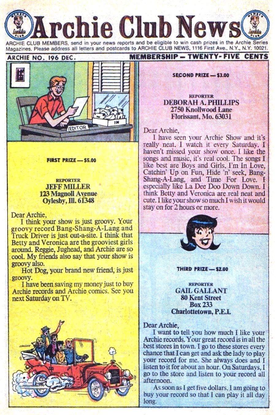 Read online Archie (1960) comic -  Issue #196 - 10