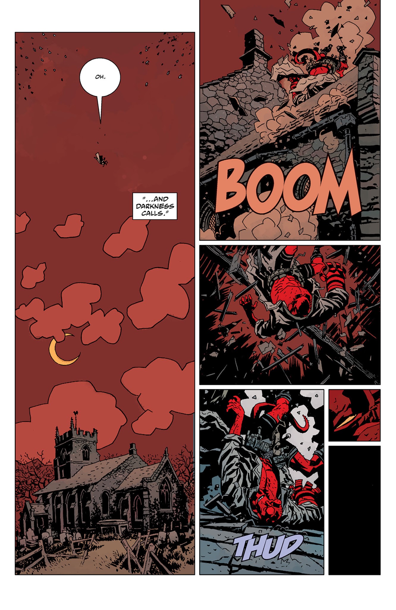 Read online Hellboy: Darkness Calls comic -  Issue # TPB - 45