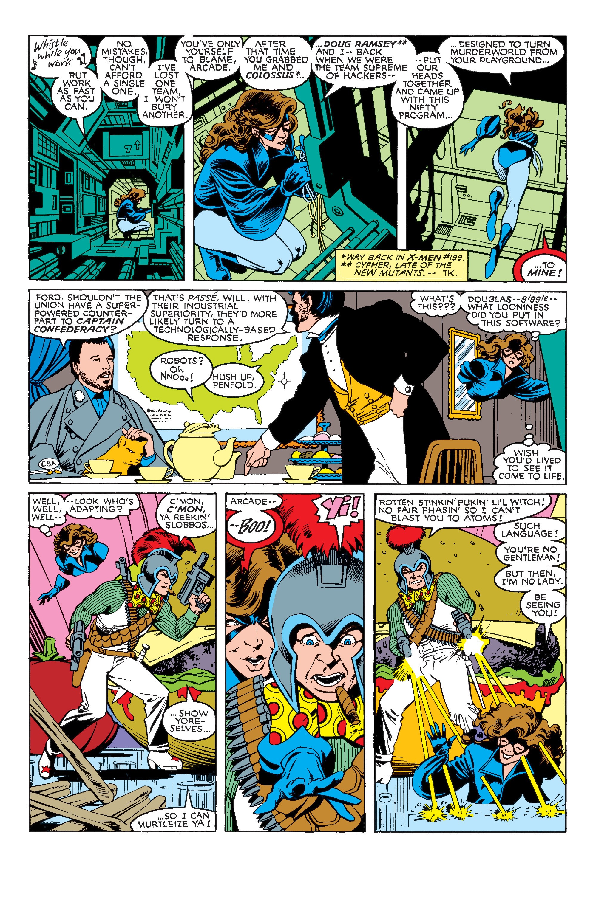 Read online Excalibur (1988) comic -  Issue #5 - 8