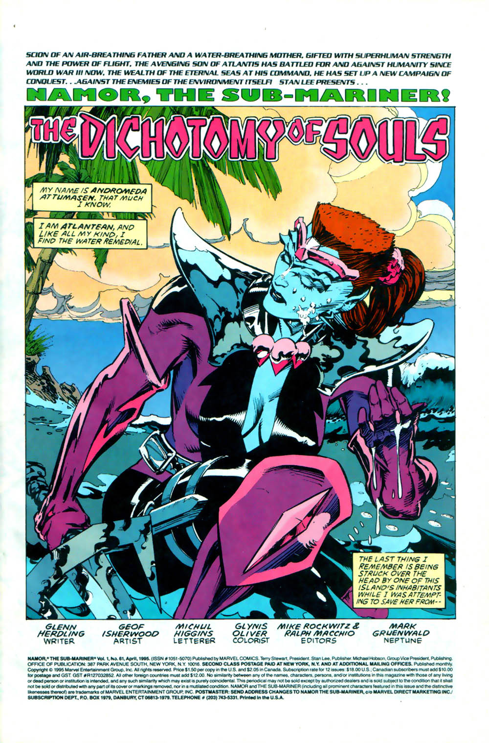 Read online Namor, The Sub-Mariner comic -  Issue #61 - 2