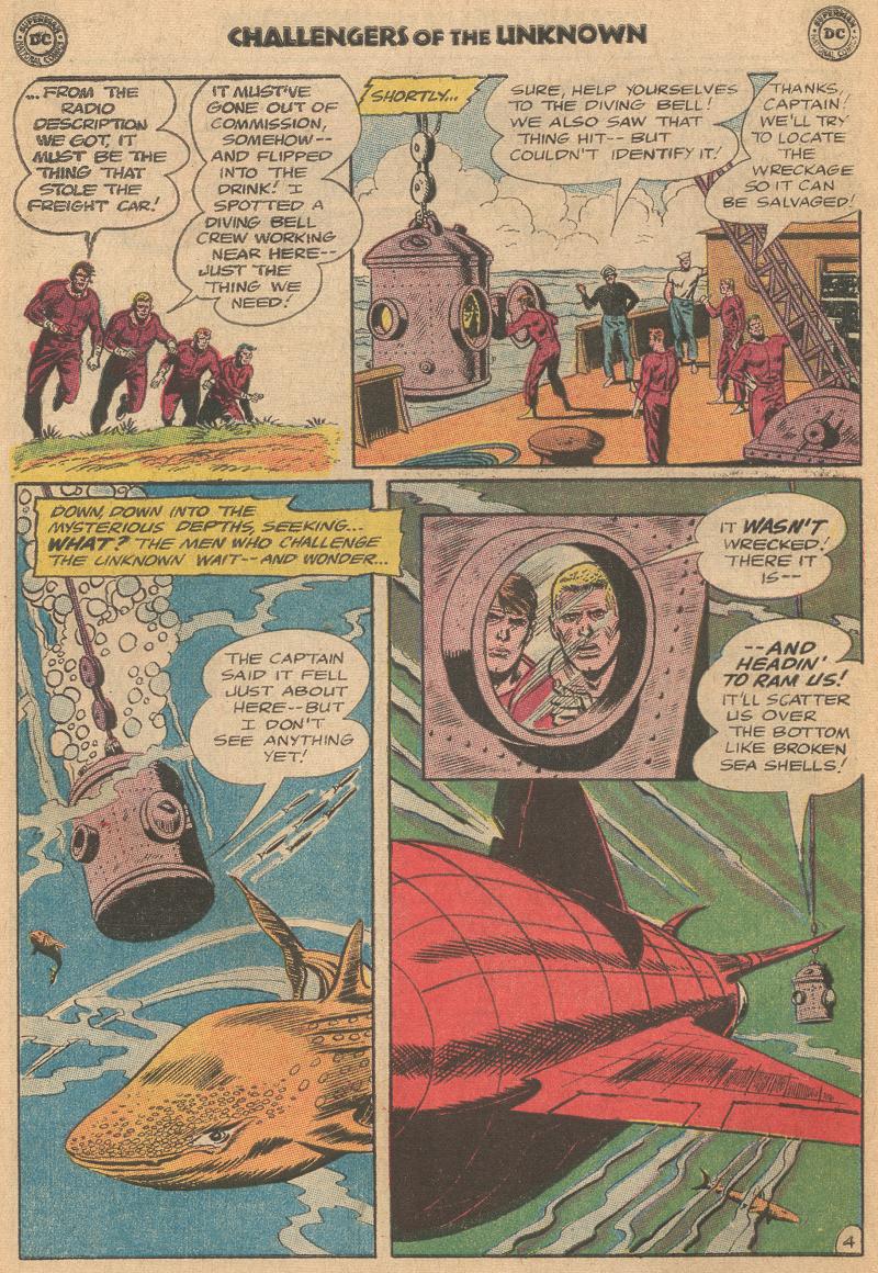 Read online Challengers of the Unknown (1958) comic -  Issue #40 - 6