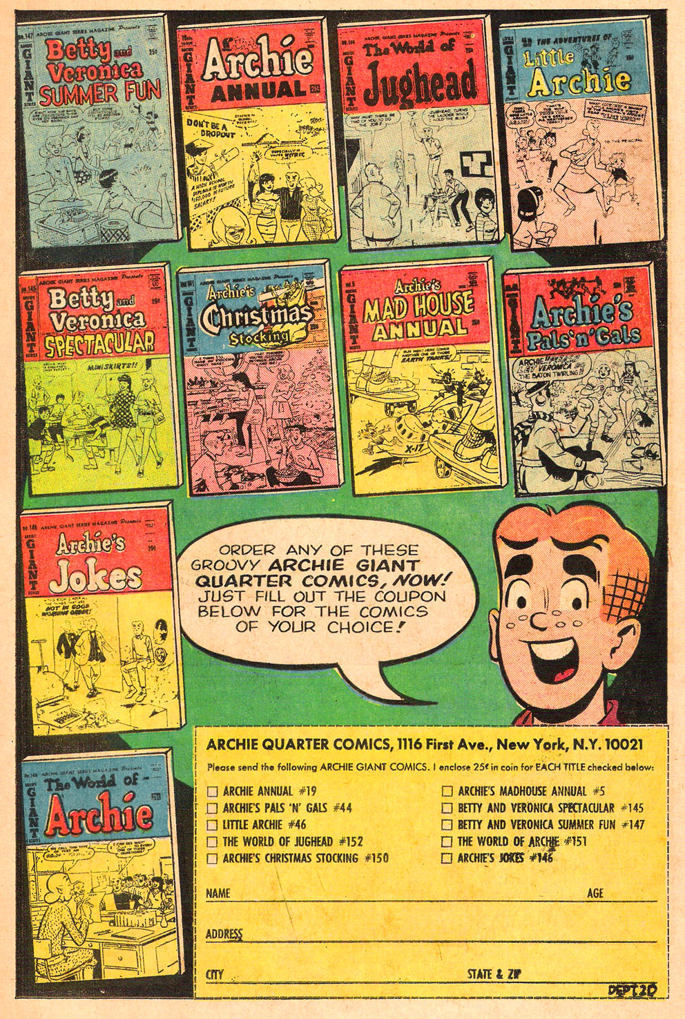 Read online Archie's Girls Betty and Veronica comic -  Issue #147 - 19