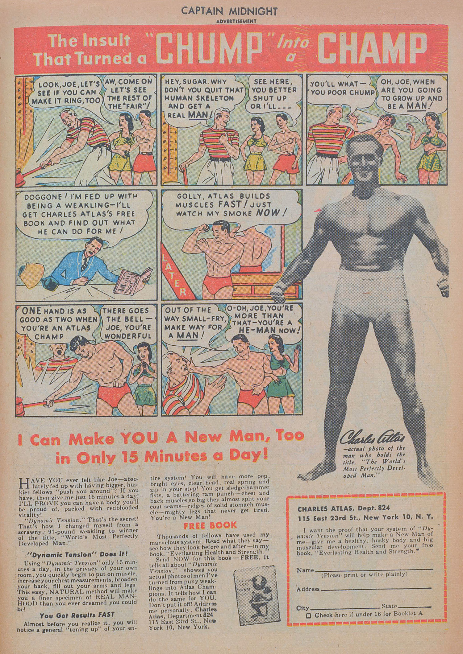 Read online Captain Midnight (1942) comic -  Issue #50 - 49