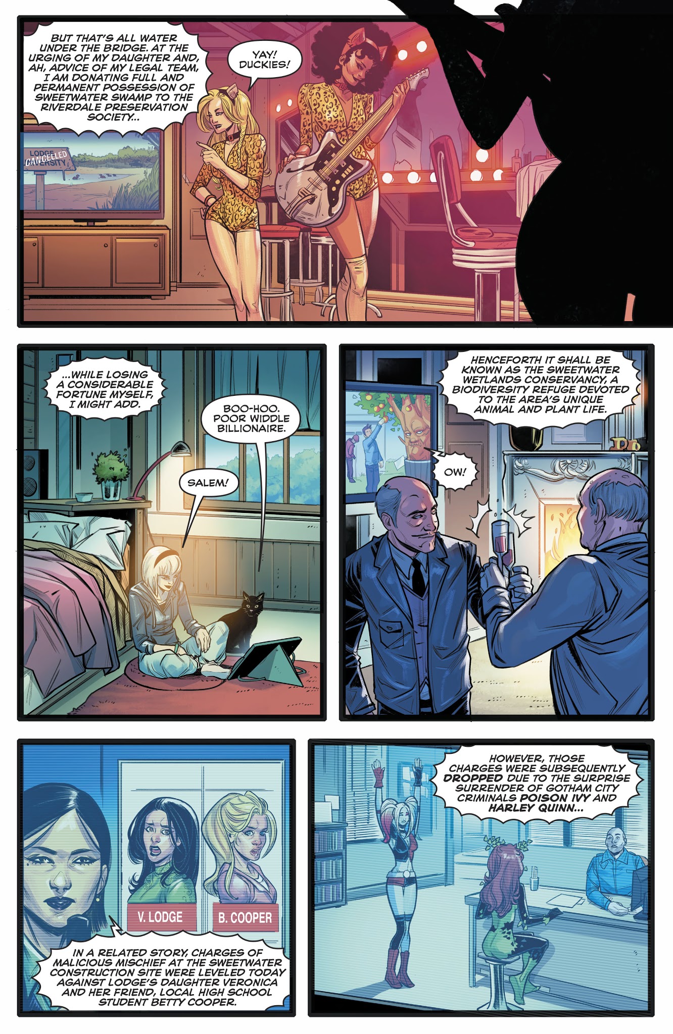 Read online Harley & Ivy Meet Betty & Veronica comic -  Issue #6 - 22