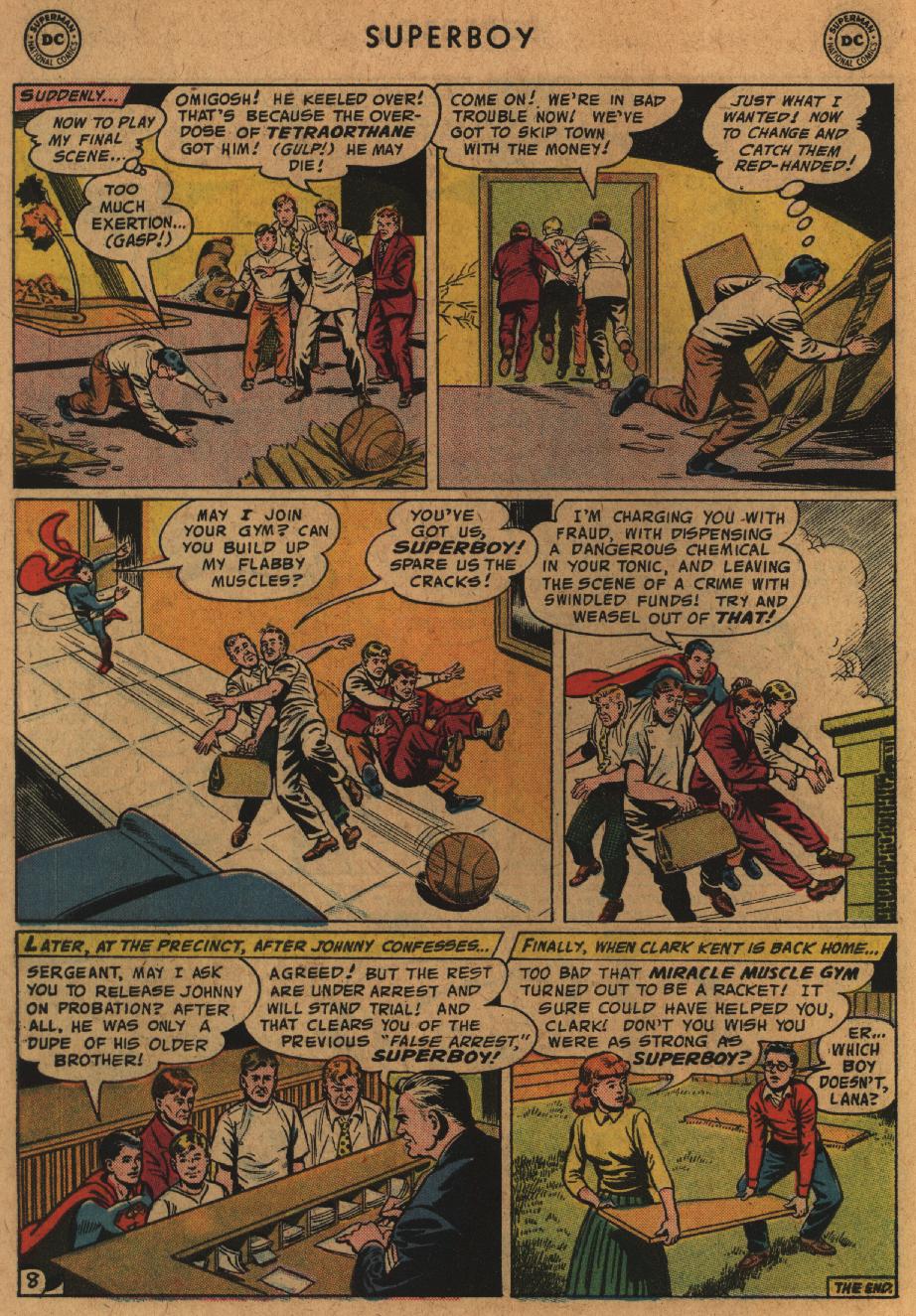 Read online Superboy (1949) comic -  Issue #57 - 9