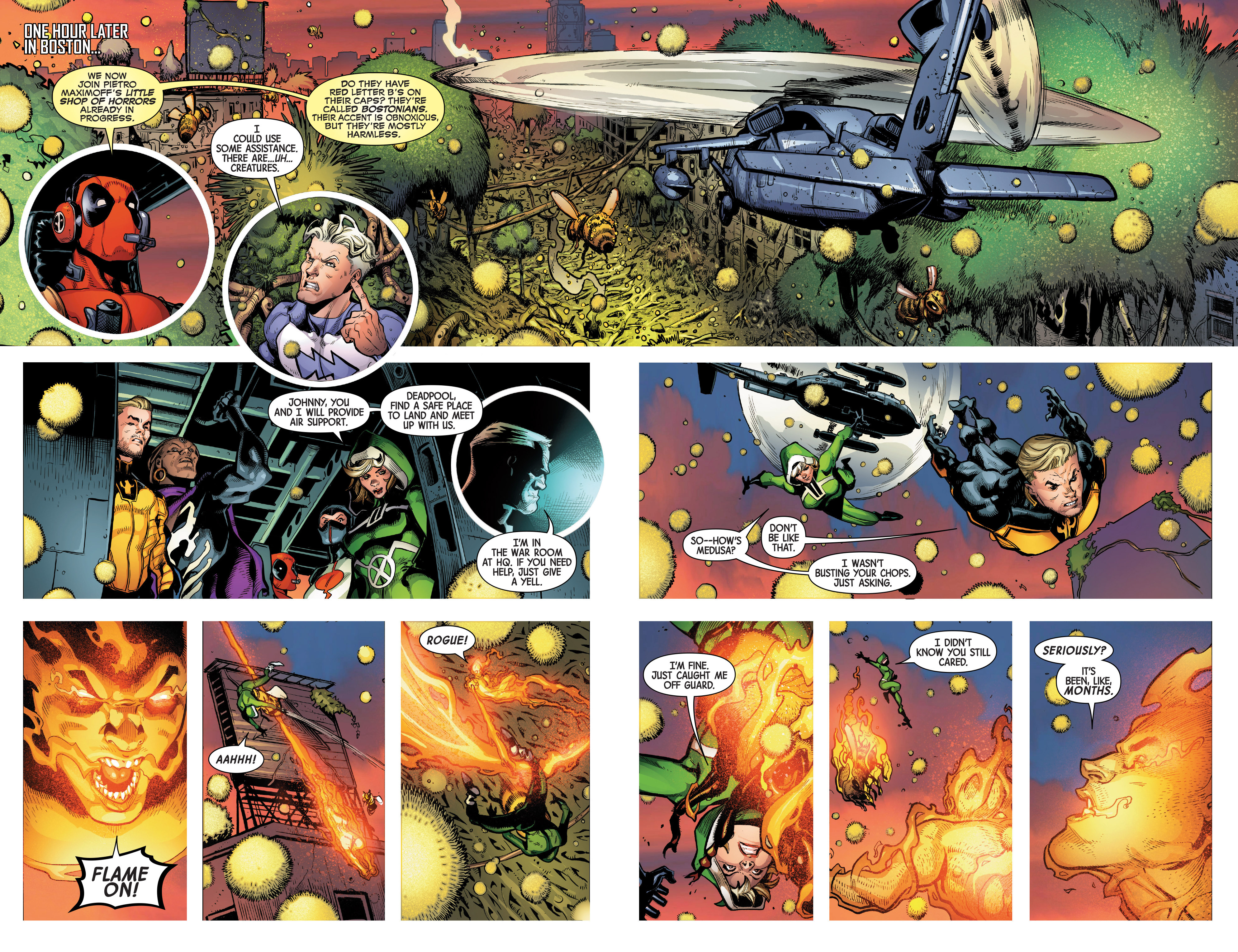 Комиксы 13 поколений. Uncanny Avengers Annual Vol 1 1 читать. Чи книга 2 комиксы. Avengers Vol 9 #1. Johnny and Rogue.