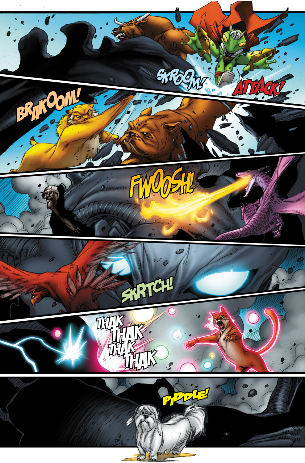Read online Lockjaw And The Pet Avengers Unleashed comic -  Issue #3 - 17